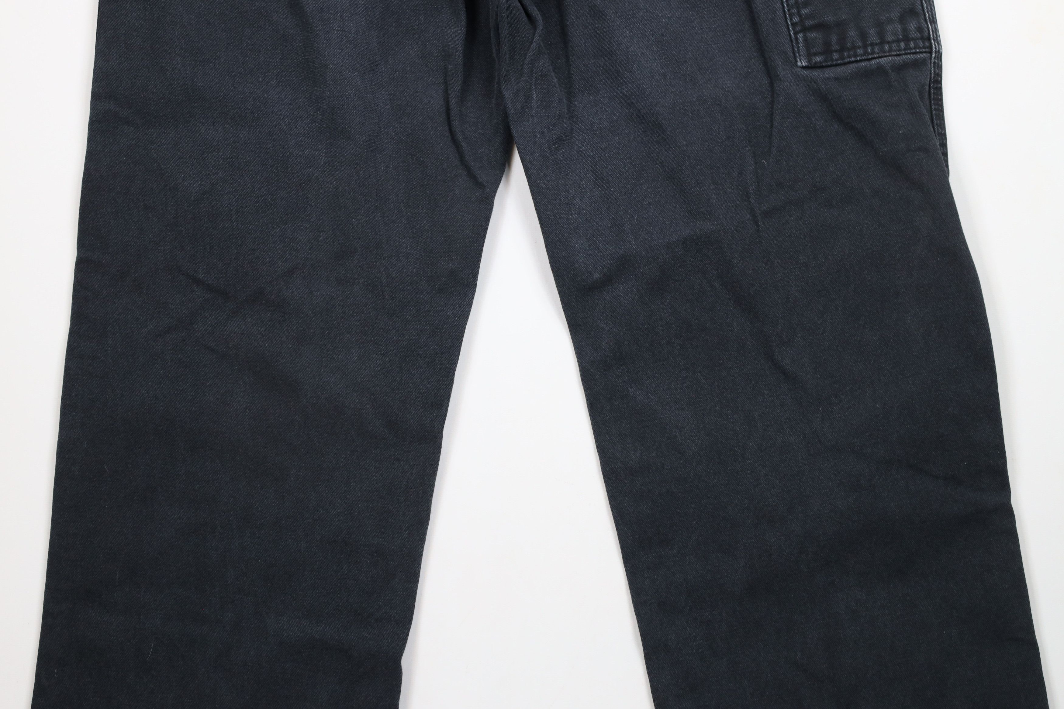 Dickies × Vintage Vintage Dickies Out Wide Leg Canvas Workwear Pants Black Size US 38 / EU 54 - 10 Thumbnail