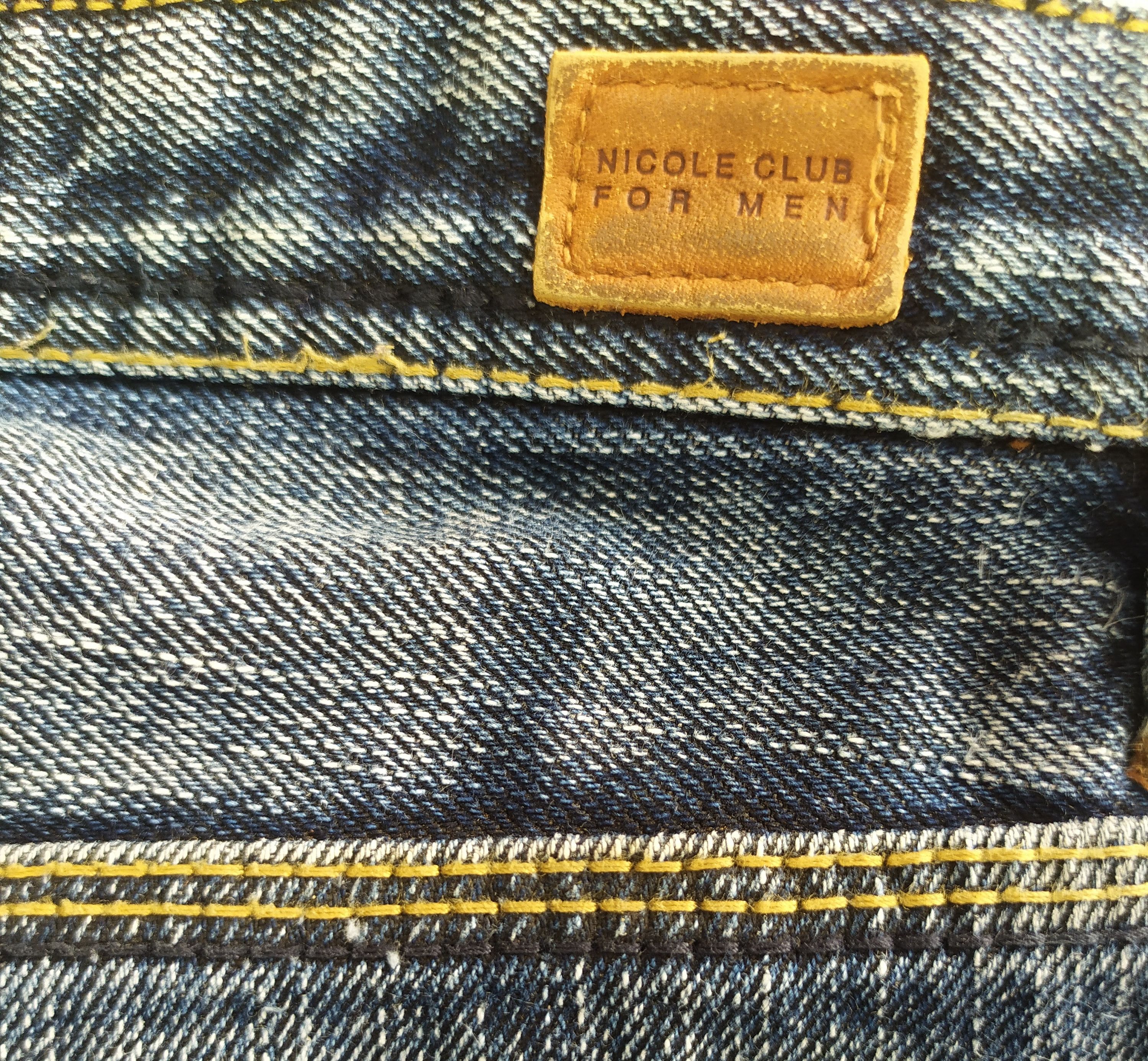 Tornado Mart NCFM Nicole Club For Men Flared Denim Pants Size US 32 / EU 48 - 9 Thumbnail