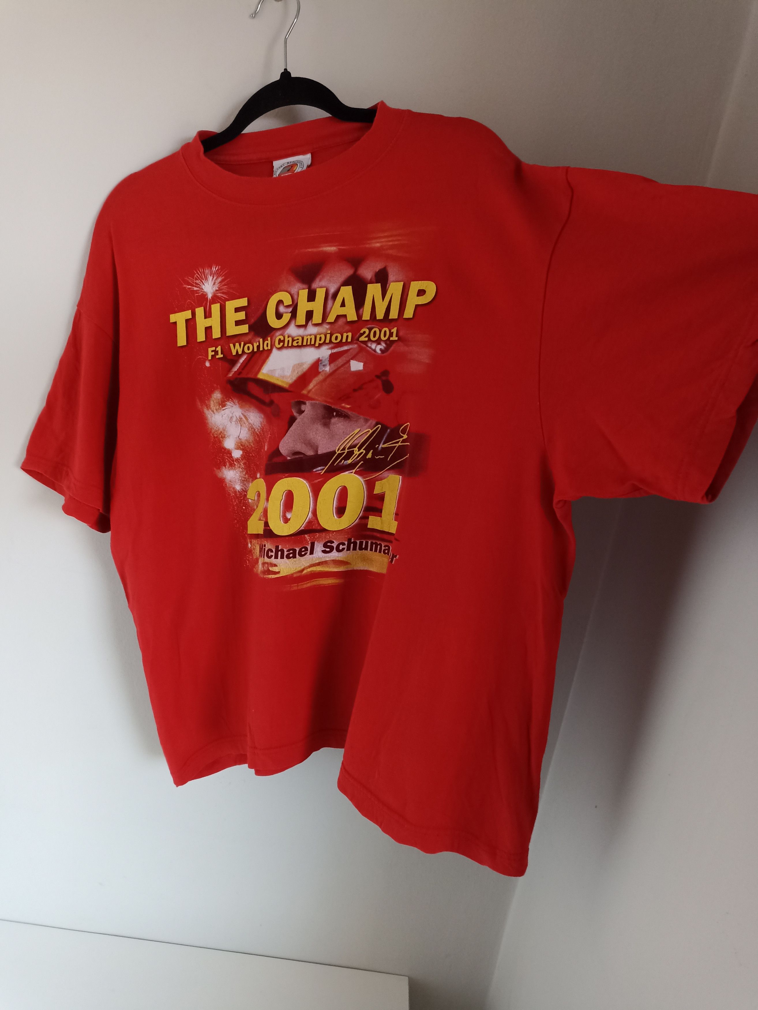 Ferrari Vintage tee Formula 1 Schumacher F1 champ racig rare Ferrari Size US XL / EU 56 / 4 - 3 Thumbnail