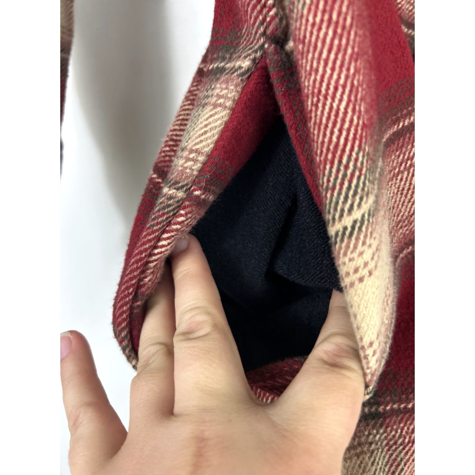 Orvis VINTAGE ORVIS Flannel Shirt Jacket Mens M Red Plaid Button Up Cotton Shacket Size US M / EU 48-50 / 2 - 7 Thumbnail