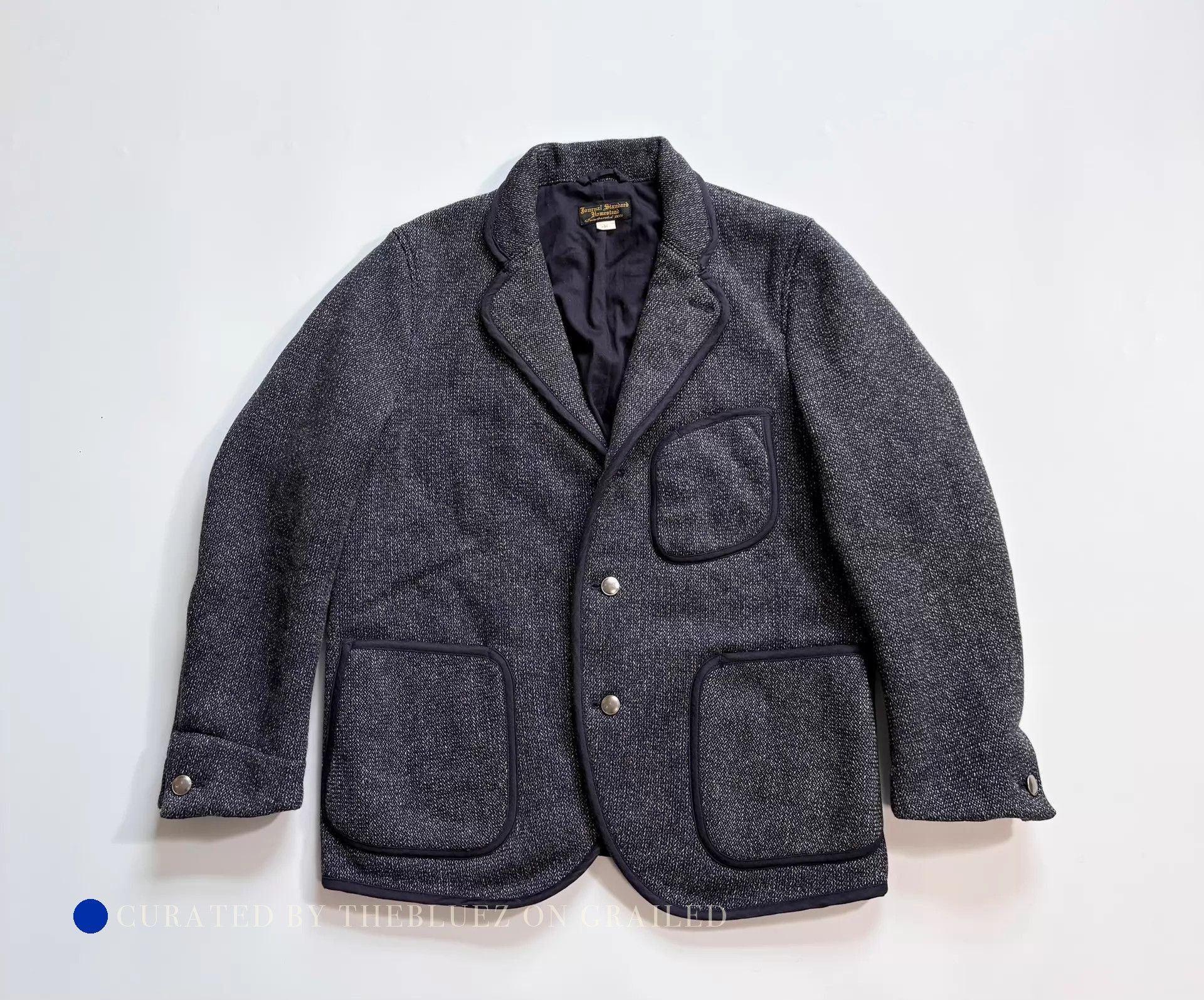 Journal Standard Premium Black Wool Blend Jacket Size US M / EU 48-50 / 2 - 1 Thumbnail