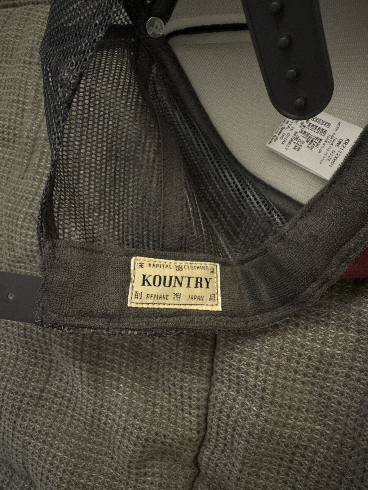 Kapital × Kapital Kountry Kapital Century Denim Trucker Hat Size ONE SIZE - 5 Thumbnail