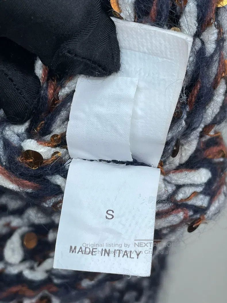 Brunello Cucinelli Brunello Cucinelli Glitter Knit High Neck Sweater Size S / US 4 / IT 40 - 5 Thumbnail