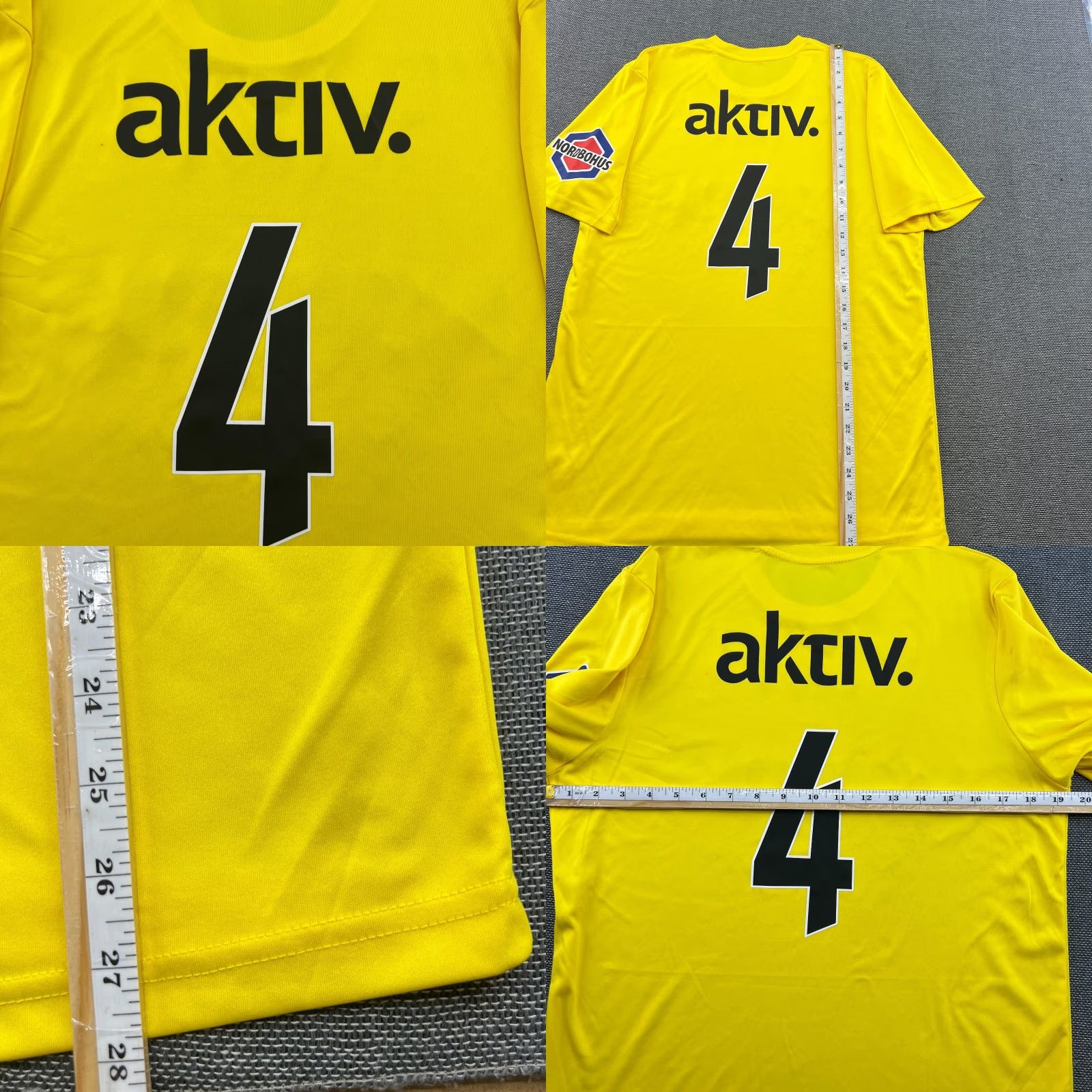 Joma Joma Shirt Raufoss 2022 2023 Home Sivert Westerlund Mens Football Jersey Small Yellow Short Sleeve Mockup? Size US S / EU 44-46 / 1 - 8 Thumbnail
