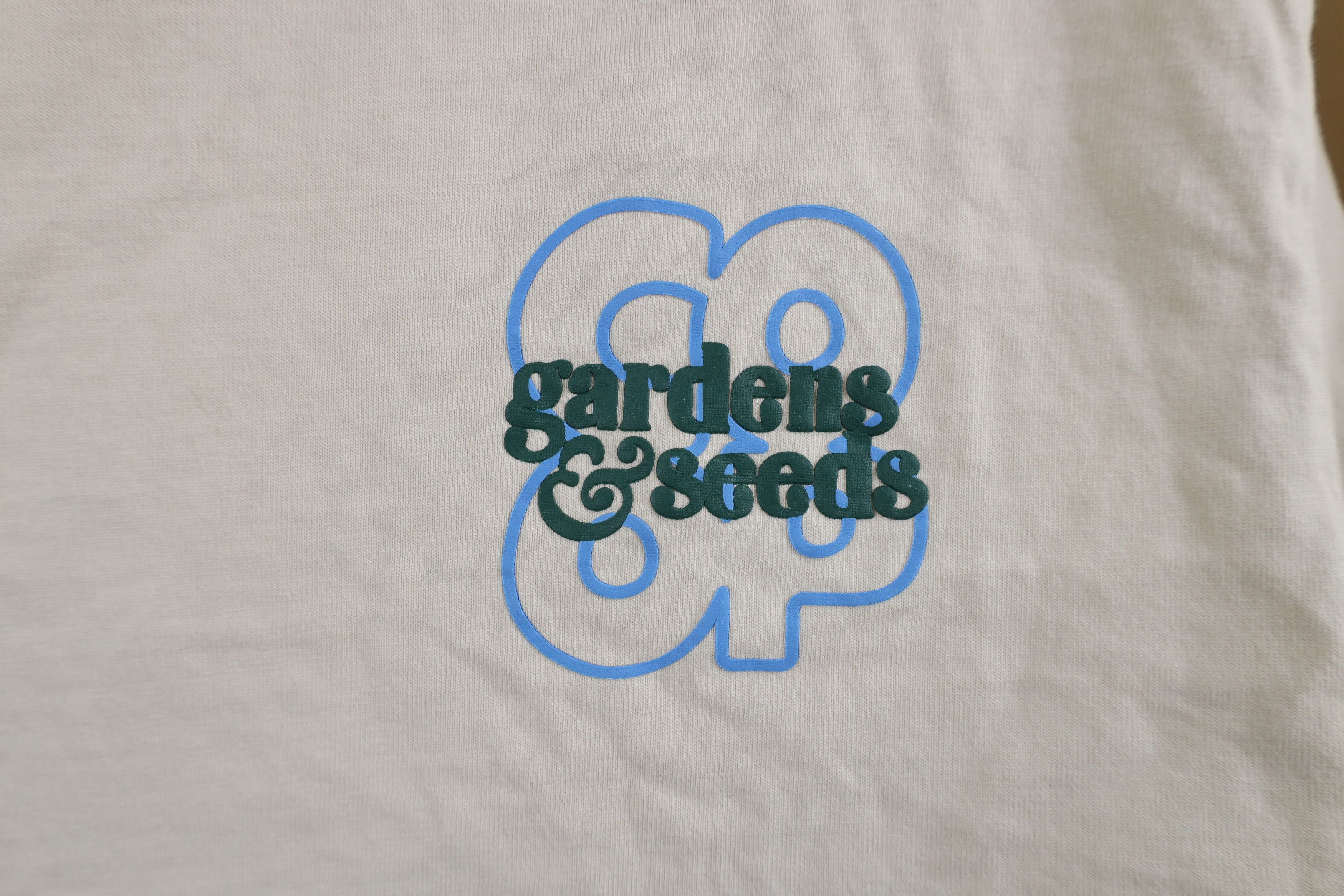 Vintage Y2K Streetwear Gardens & Seeds COOP T-Shirt Beige Cotton Size US L / EU 52-54 / 3 - 4 Thumbnail