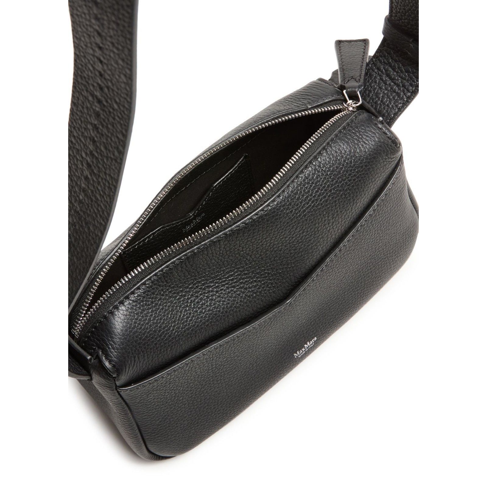 Max Mara MAX MARA Black Kipper leather shoulder bag New And Authentic Size ONE SIZE - 4 Thumbnail