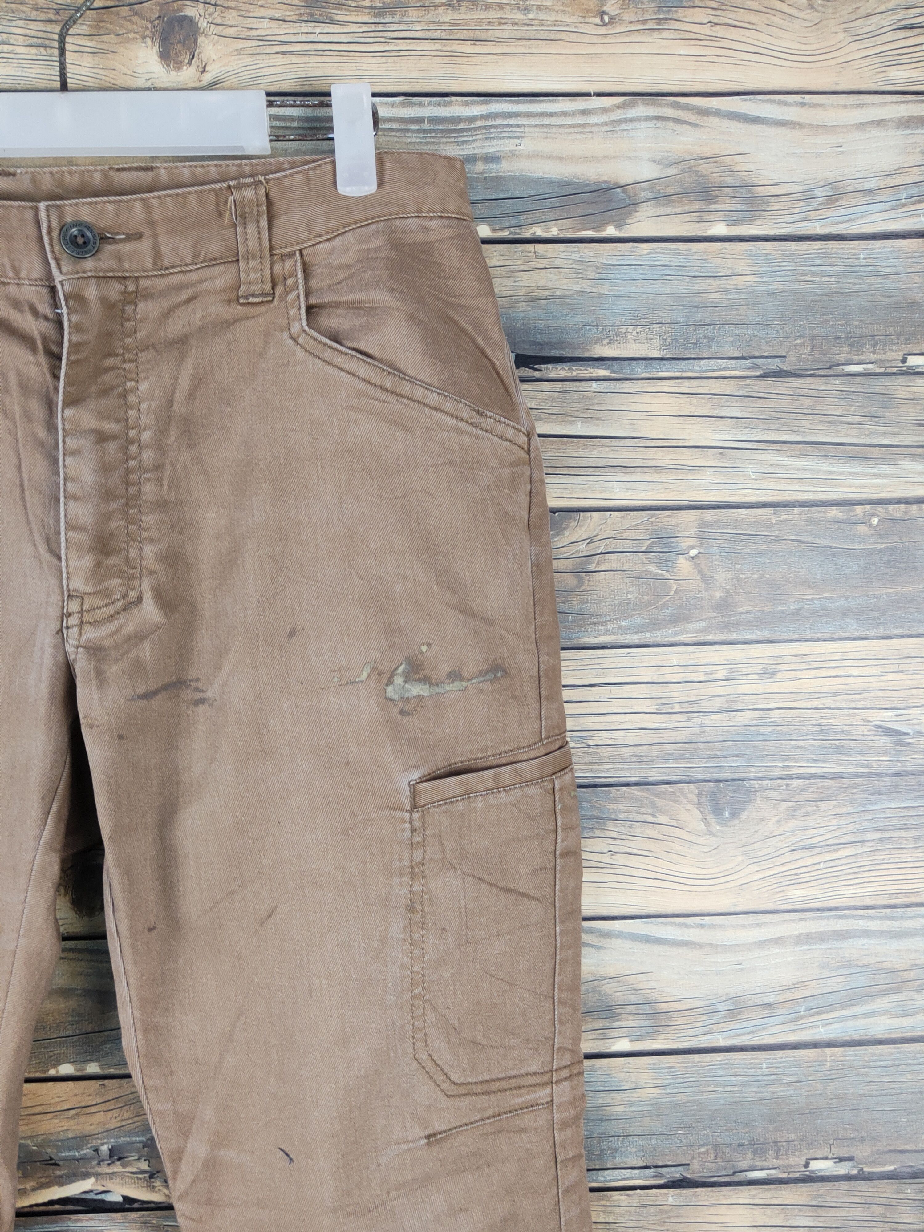 Japanese Brand Fine Assist Brown Multipocket Tactical Cargo Pants #W1417 Size US 32 / EU 48 - 5 Thumbnail