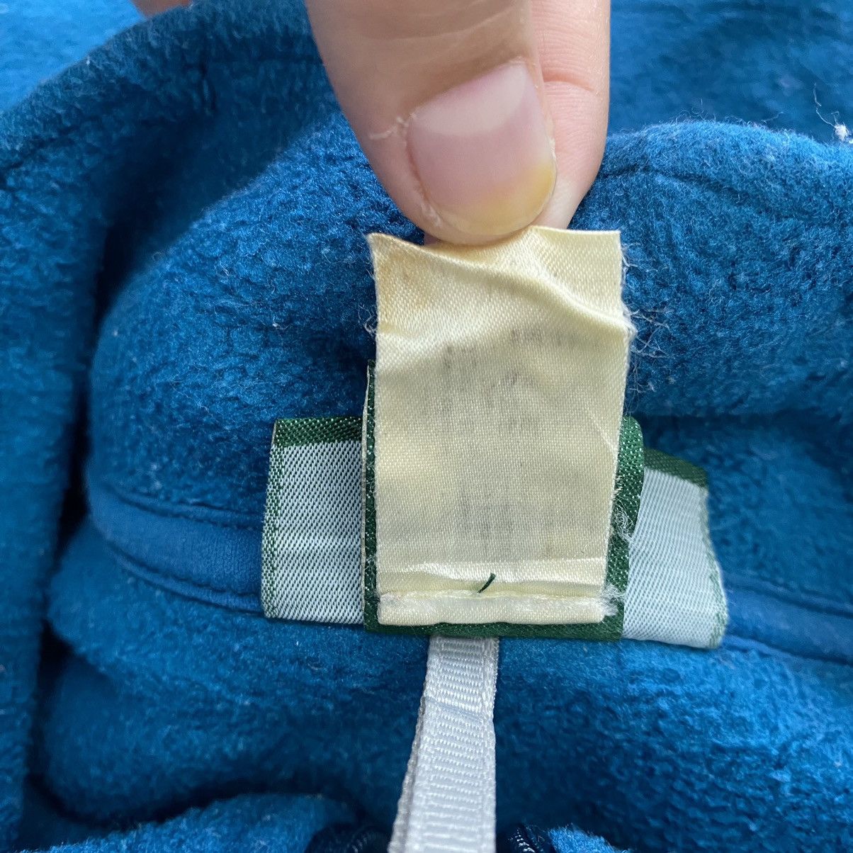 L.L. Bean LL BEAN USA Full Zipper Retro Sherpa Fleece Plain Blue Size US L / EU 52-54 / 3 - 7 Thumbnail