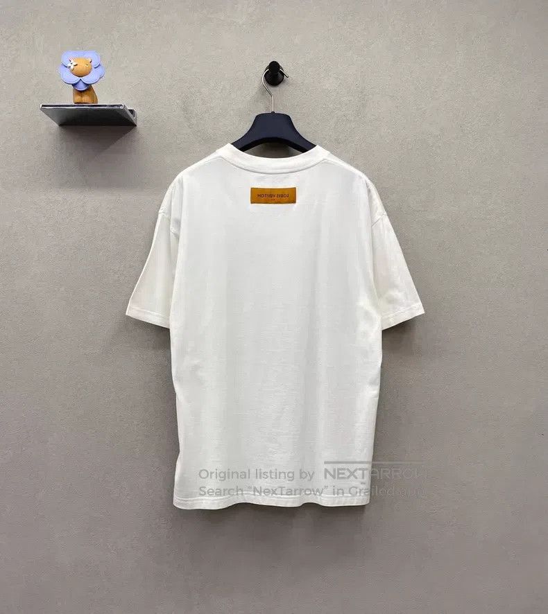 Louis Vuitton Louis Vuitton White Flying Pigeon Short Sleeve Size US M / EU 48-50 / 2 - 2 Thumbnail