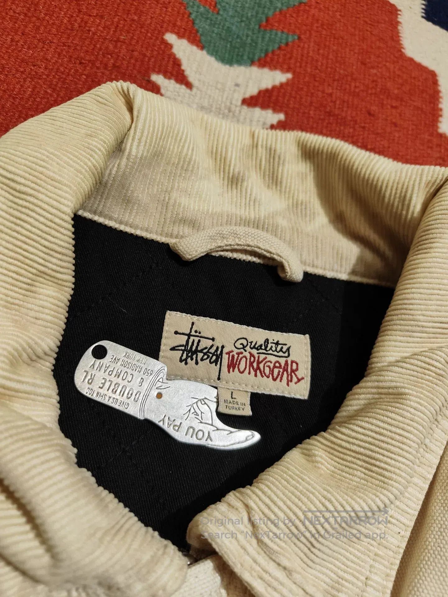 Stussy Stussy Spray Dye Canvas Work Jacket. Size US L / EU 52-54 / 3 - 5 Thumbnail