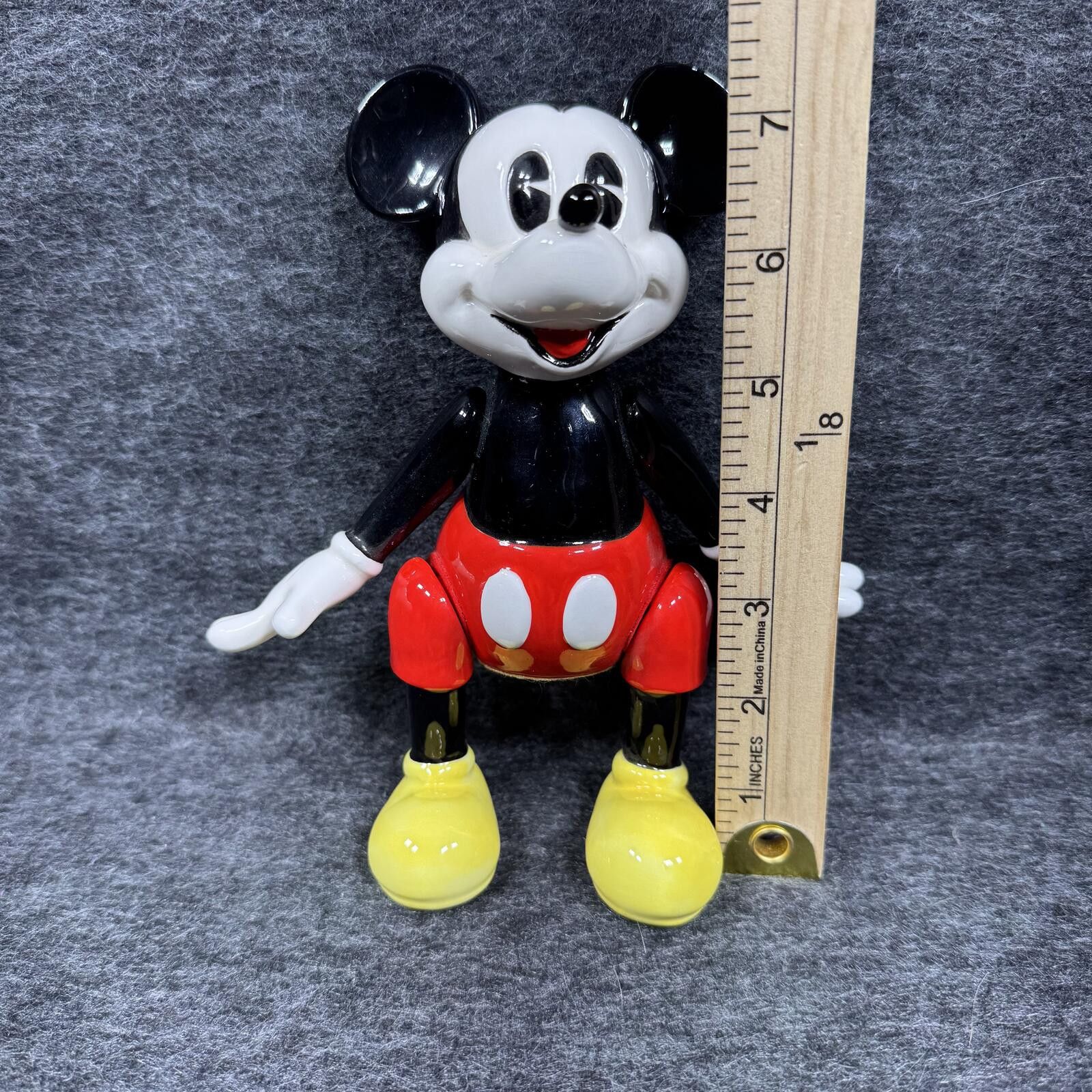 SCHMIDT Disney Figurine Schmid Mickey Mouse Music Ceramic Vintage Size ONE SIZE - 5 Thumbnail