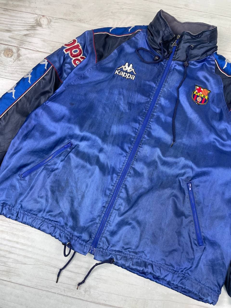Kappa Vintage Kappa Barcelona 1996-97 Football Track Jacket Size US XL / EU 56 / 4 - 3 Thumbnail
