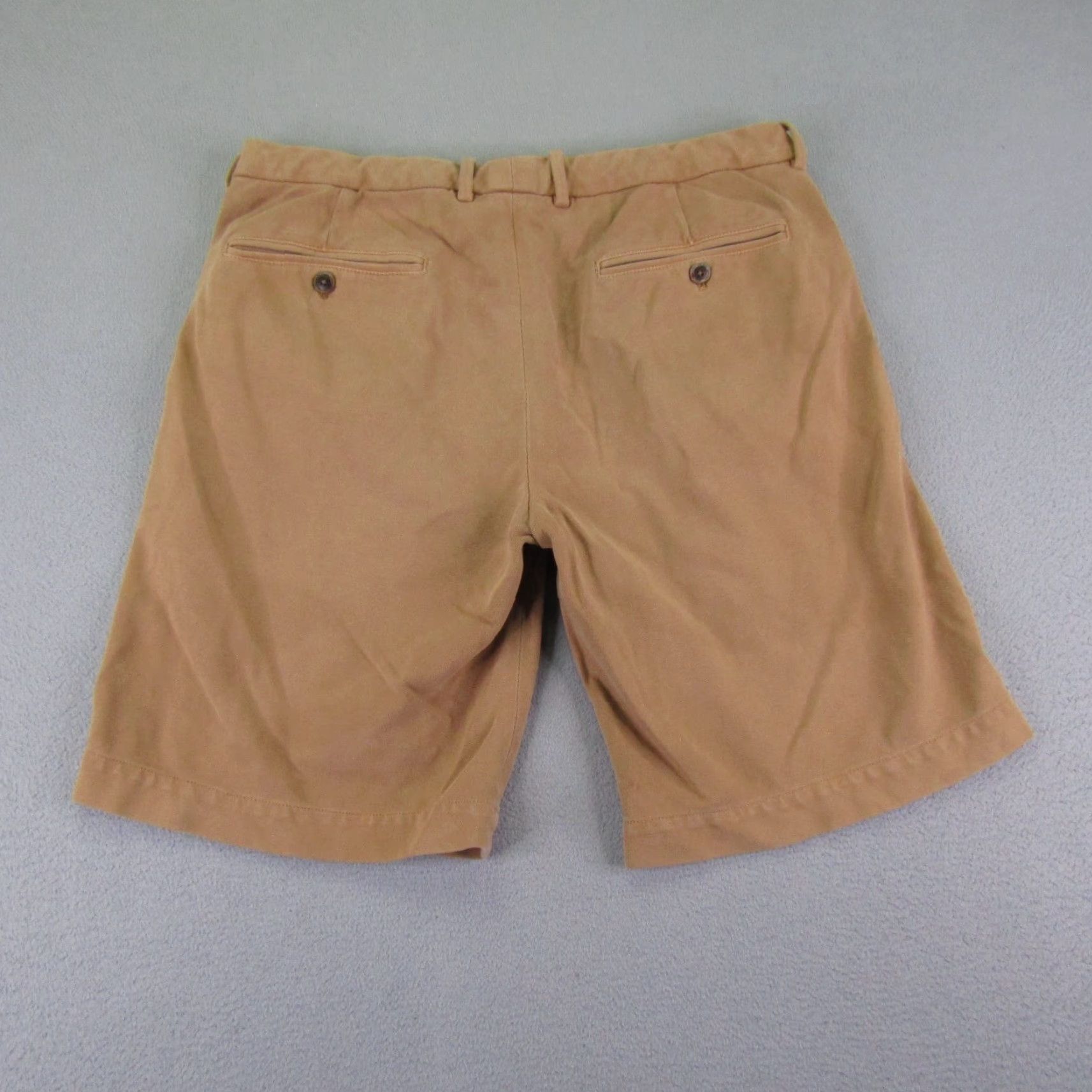 Circolo 1901 Circolo 1901 Shorts Mens 32 Chino Beige Khaki Drawstring Pockets Pleated 8in Inseam Regular Stretch Cap Size US 32 / EU 48 - 5 Thumbnail