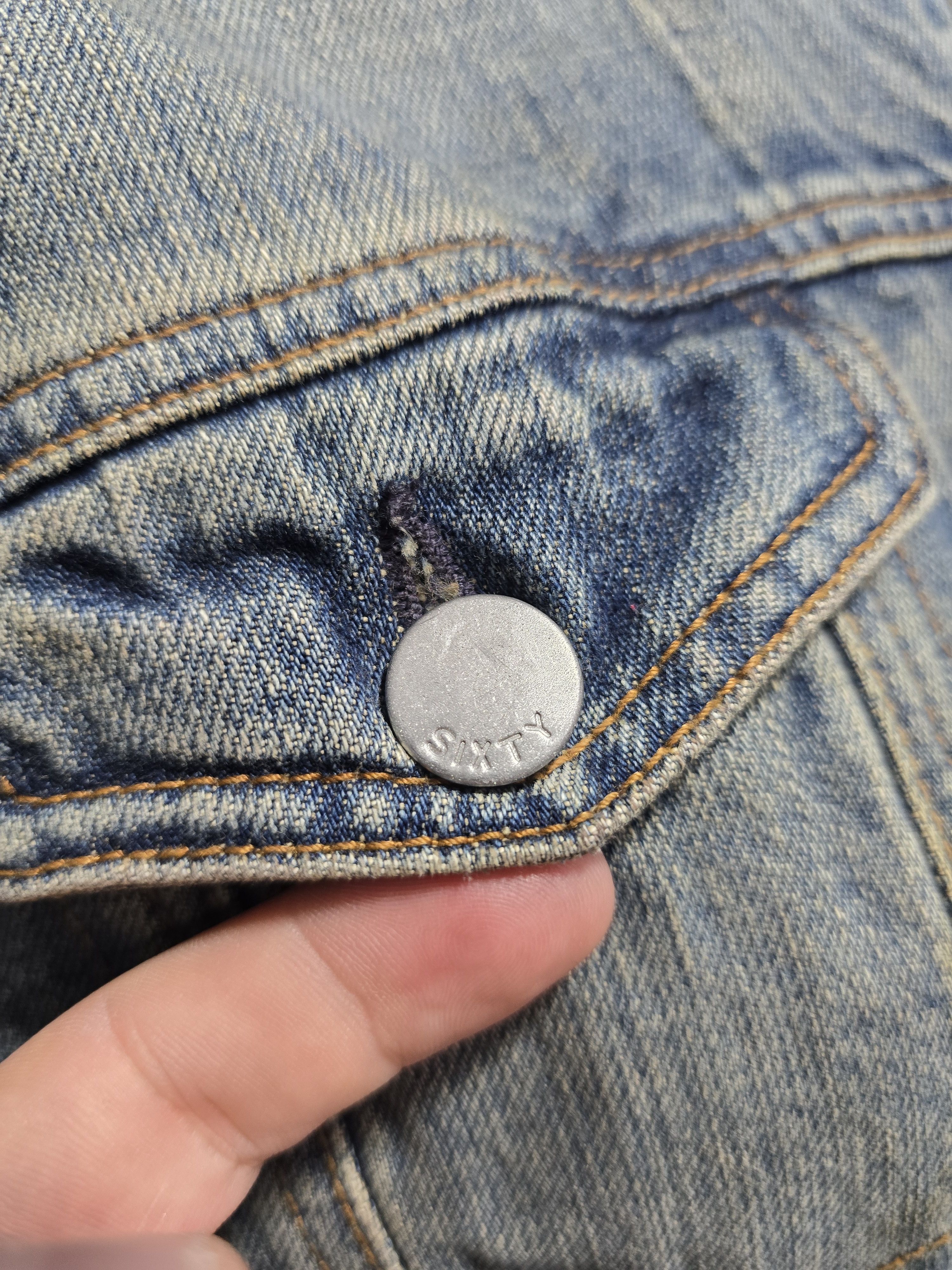 Miss Sixty × Vintage MISS SIXTY large Denim Vintage Jacket LIKE NEW CONDITION Size L / US 10 / IT 46 - 5 Thumbnail