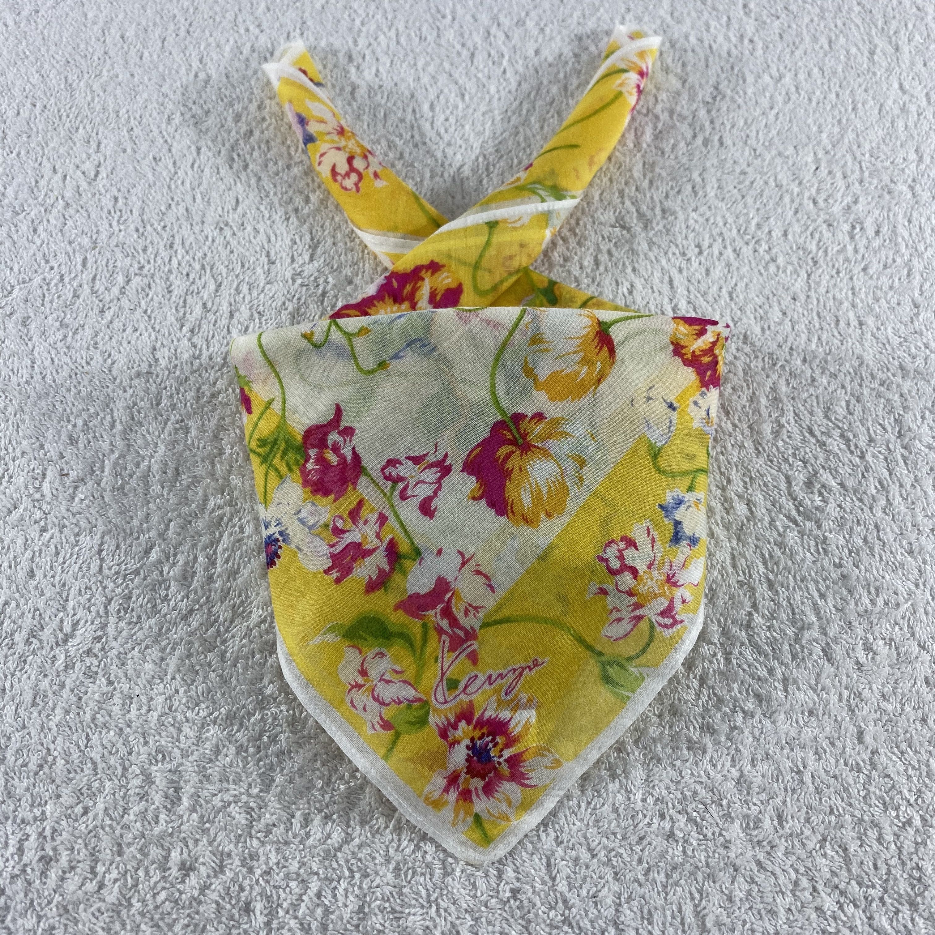 Kenzo × Vintage Kenzo Handkerchief / Neckerchief / Bandana Size ONE SIZE - 1 Thumbnail