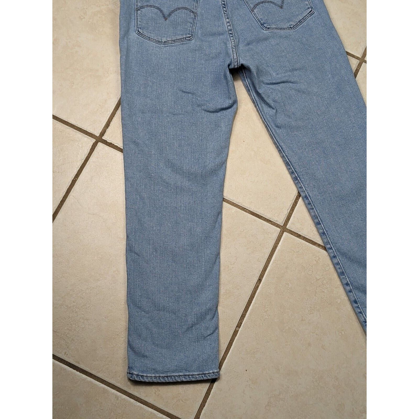 Levi's Levi's Pants Womens 31 Blue 724 High Rise Straight Crop Size 31" - 12 Thumbnail