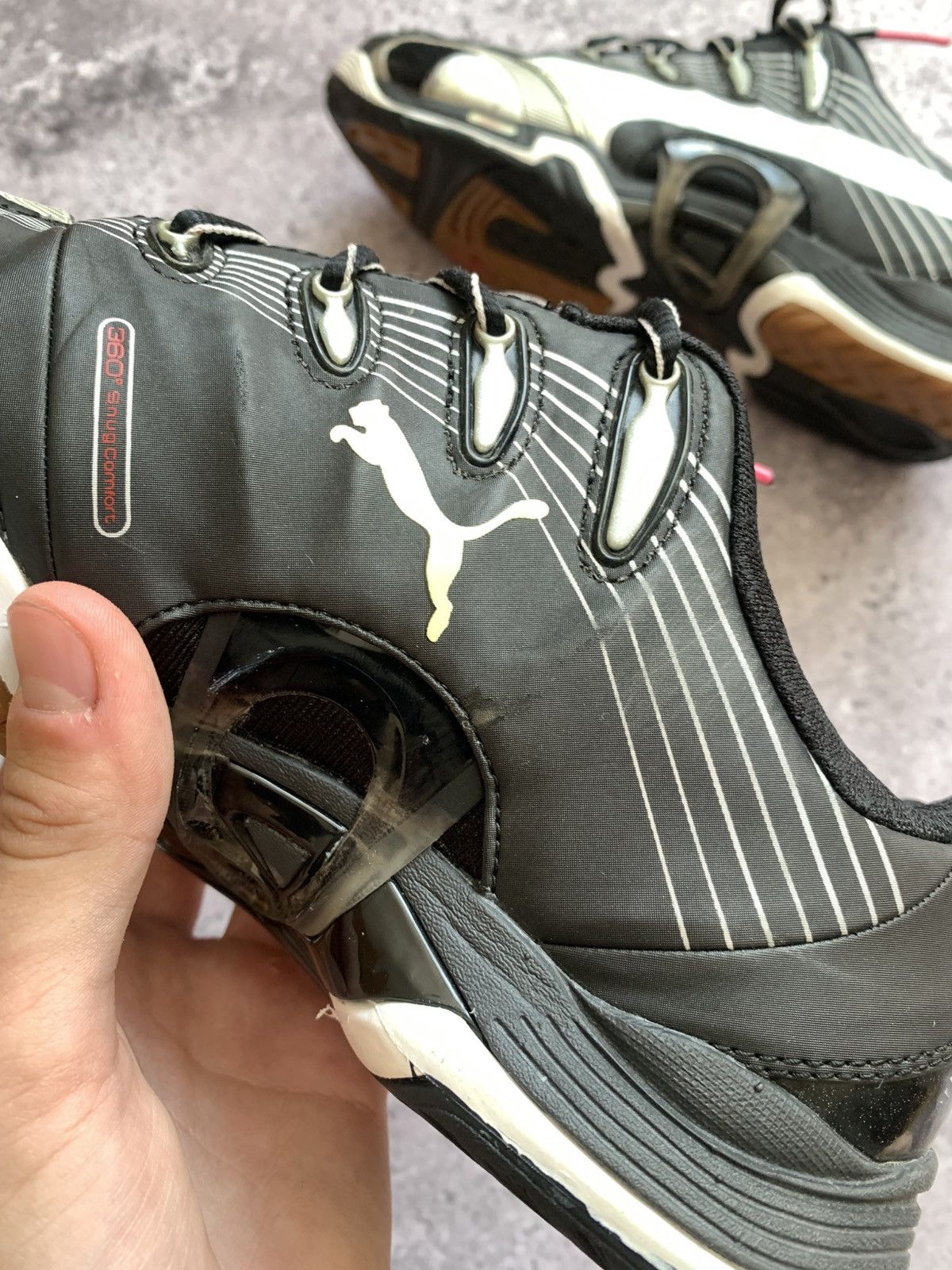 Puma 🔥VINTAGE 00’s PUMA ACCELERATE HYPE LOW TOO SNEAKERS Size US 8.5 / IT 38.5 - 17 Thumbnail