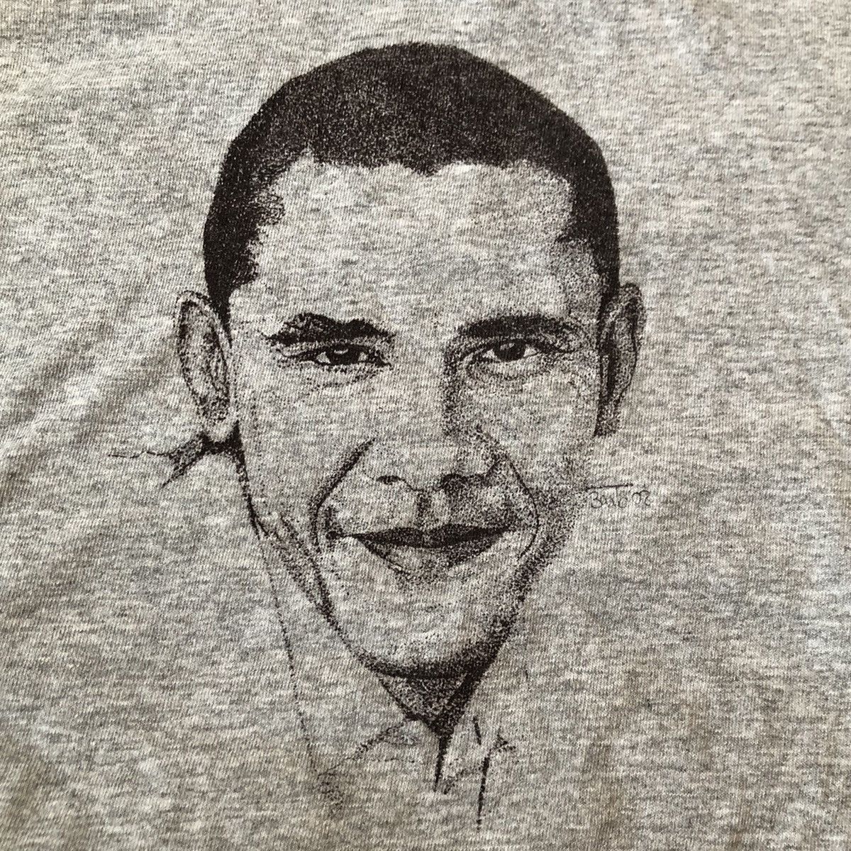 Vintage 2010s Obama Illustrated Long Sleeve Shirt Size US XL / EU 56 / 4 - 2 Thumbnail