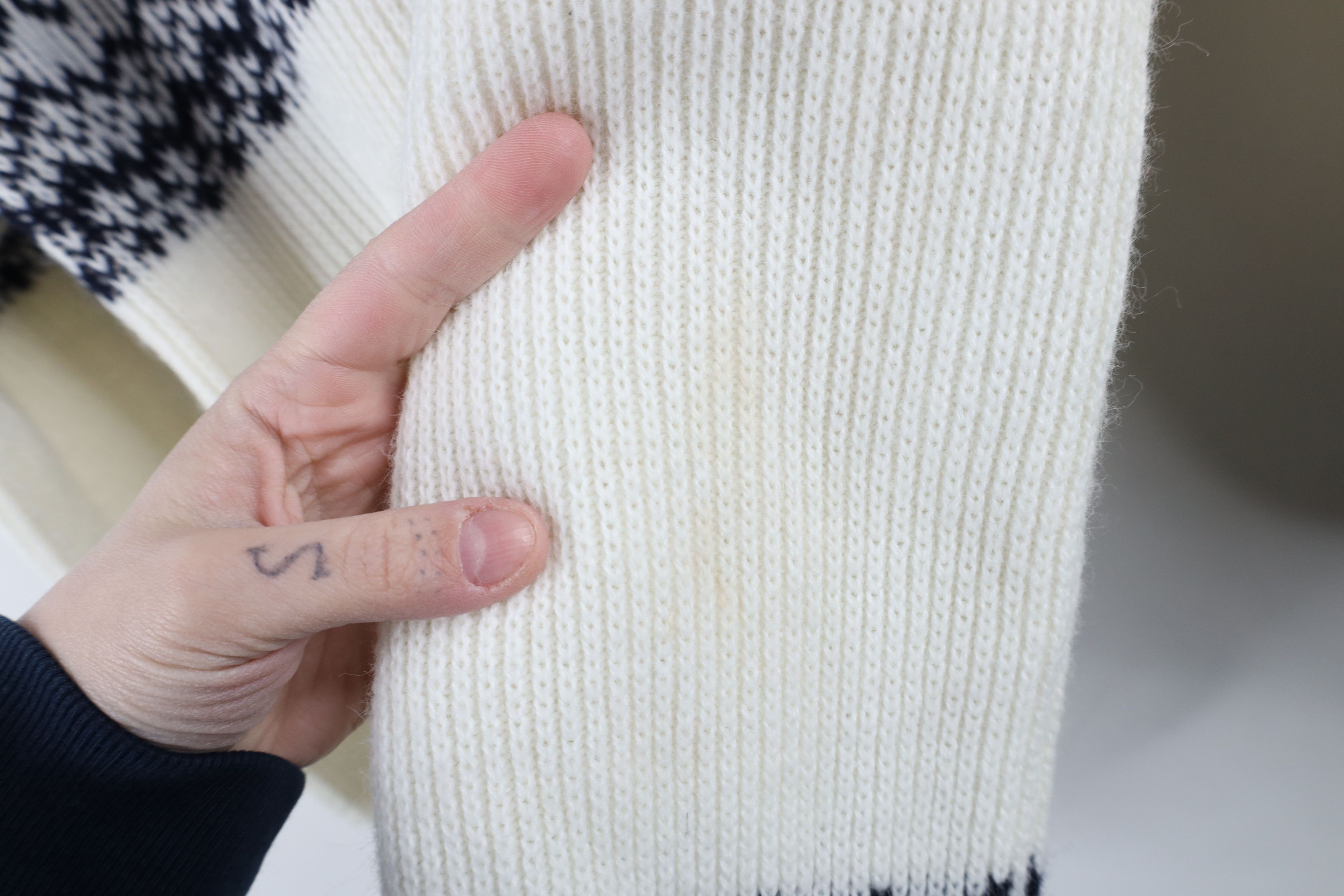 Vintage Vintage 70s Streetwear Fair Isle Knit Crewneck Sweater Size US L / EU 52-54 / 3 - 11 Thumbnail