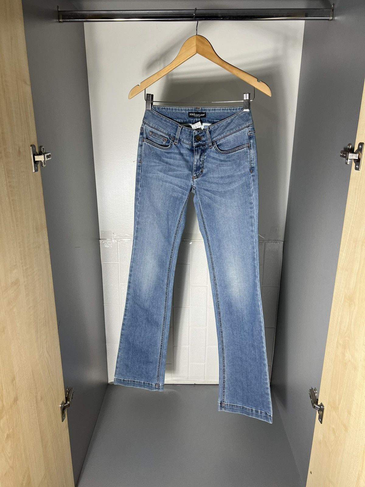 Dolce & Gabbana VINTAGE DOLCE & GABBANA ITALIAN DESIGNER DENIM JEANS Y2K 90s Size 26" / US 2 / IT 38 - 7 Thumbnail