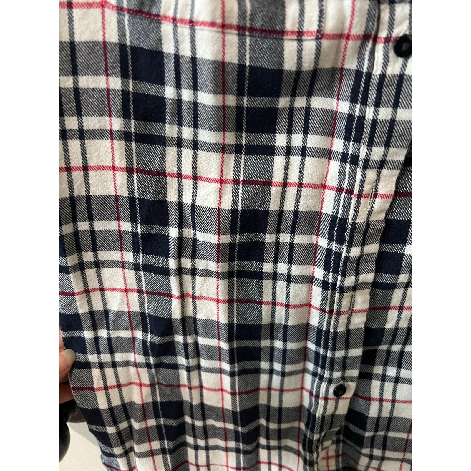 Gap GAP Women's Button Down Long Sleeve Boyfriend Flannel Shirt Size S / US 4 / IT 40 - 6 Thumbnail
