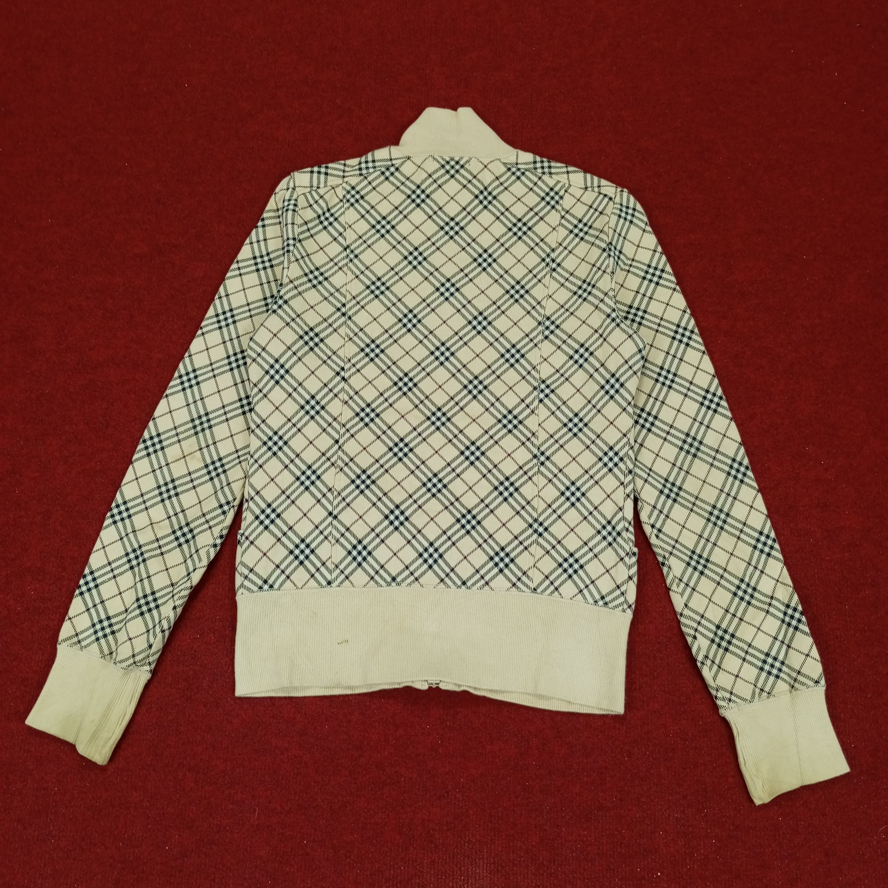 Burberry × Vintage Burberry London Blue Label Fashion Style Sweater Nova Check Size XS / US 0-2 / IT 36-38 - 3 Thumbnail