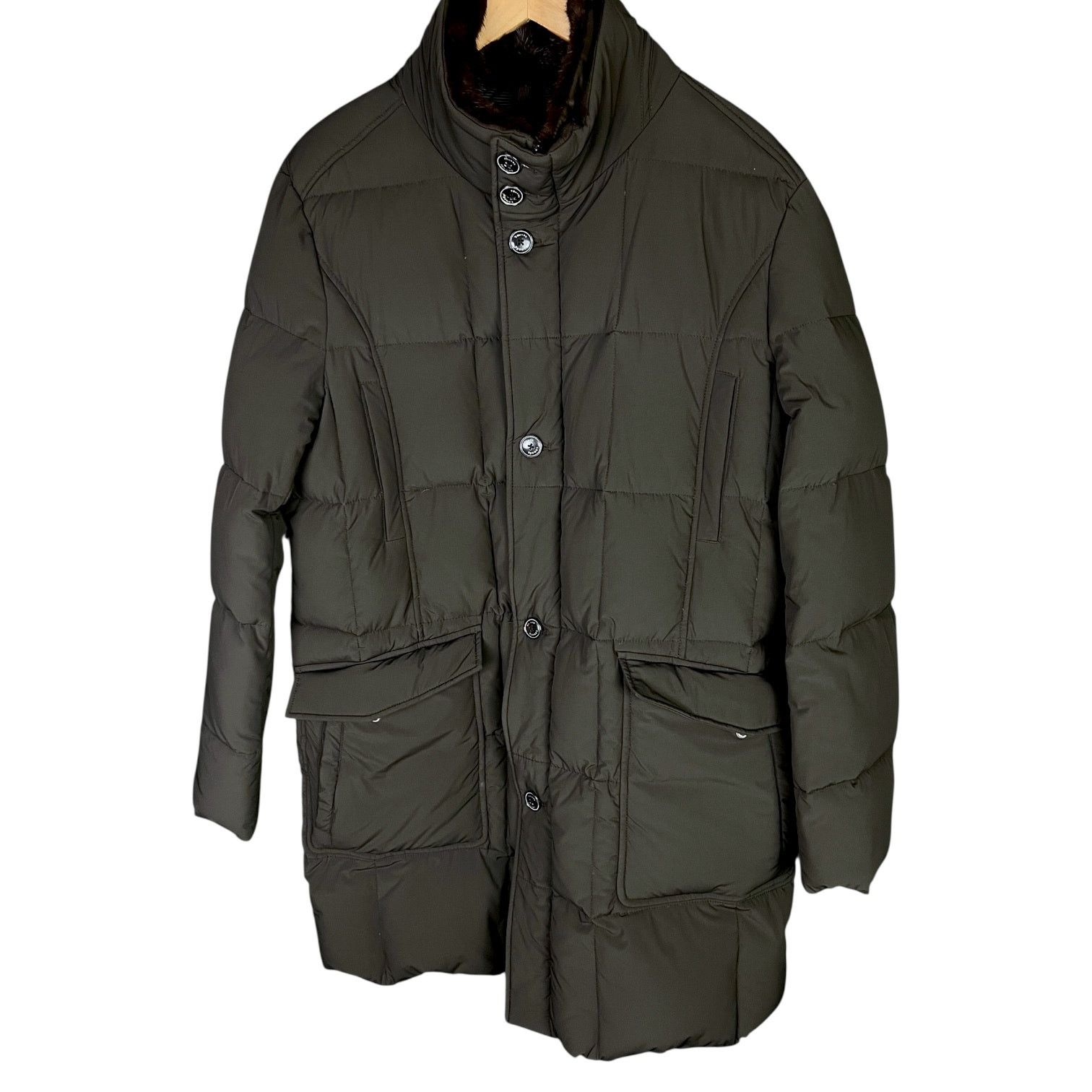 Sessions Men's Comodo Square Quilted Goose Down Winter Coat 110 (M) Size US M / EU 48-50 / 2 - 1 Thumbnail