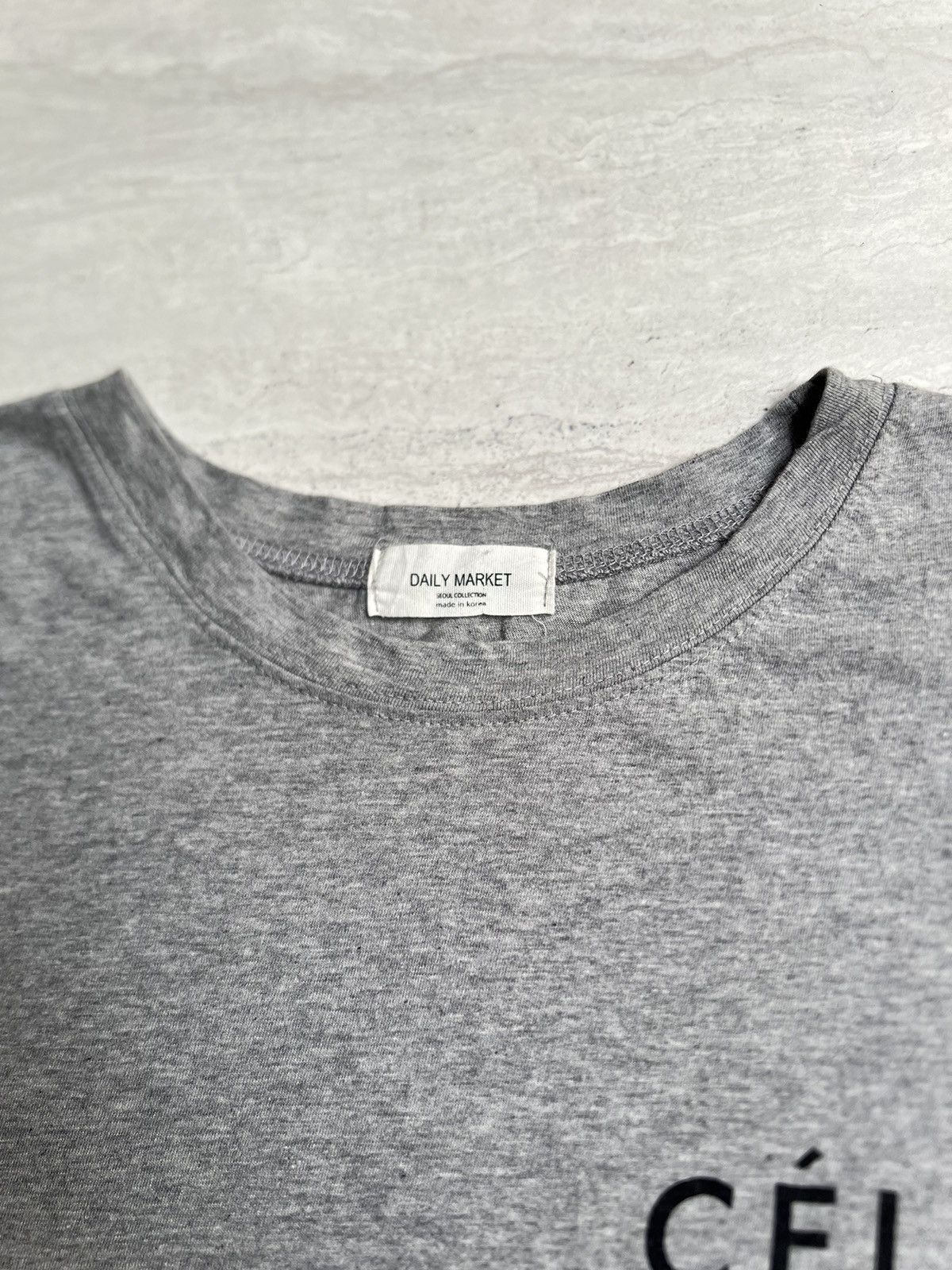 Japanese Brand Daily Market Seoul Market Grey T-shirt Size US XXL / EU 58 / 5 - 12 Thumbnail