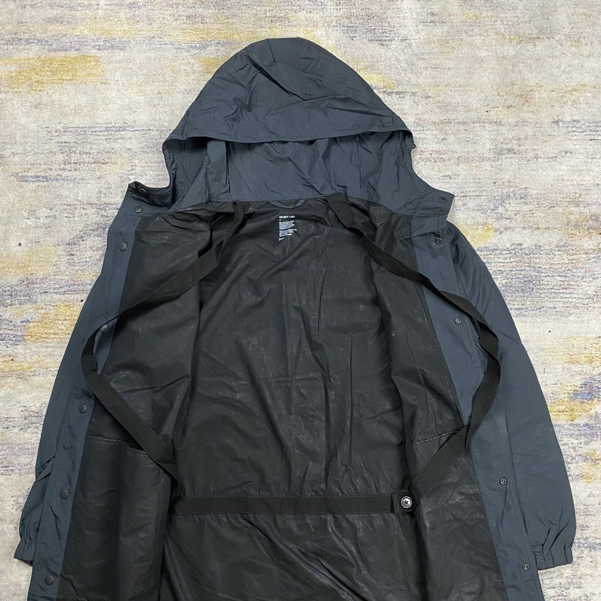 Helmut Lang Helmut lang hooded raincoat recycled nylon jacket Size US XL / EU 56 / 4 - 10 Thumbnail