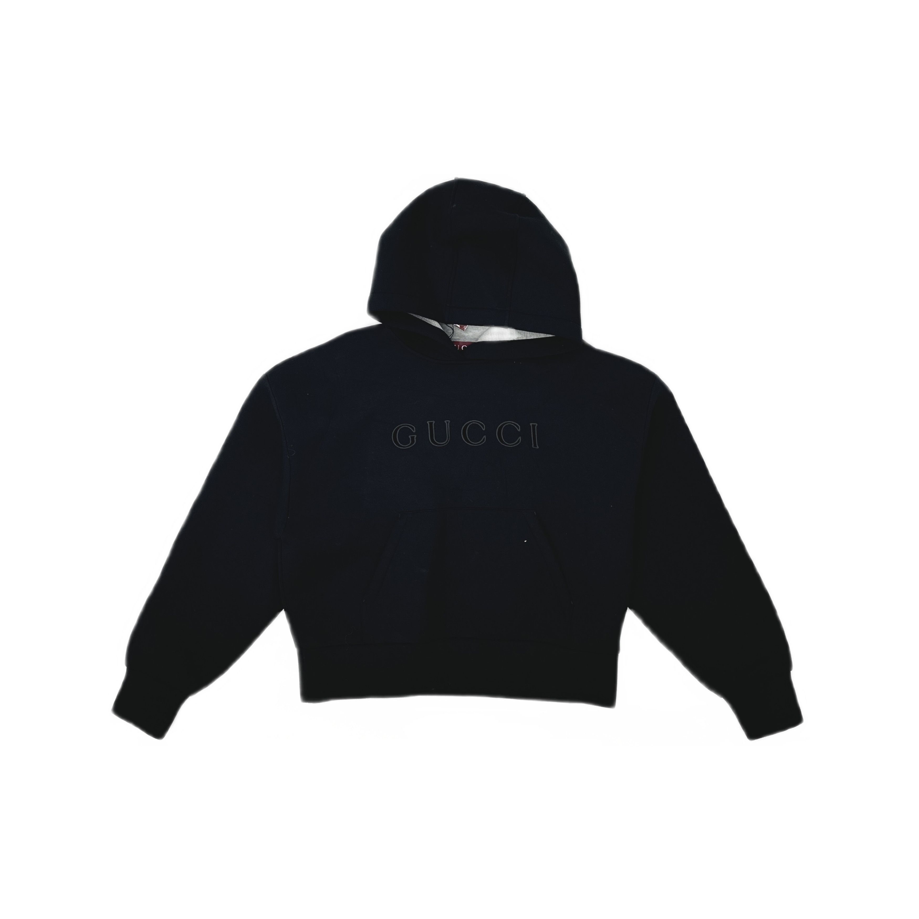 Gucci Gucci Embroidered Logo Hoodie Size M Size M / US 6-8 / IT 42-44 - 1 Thumbnail