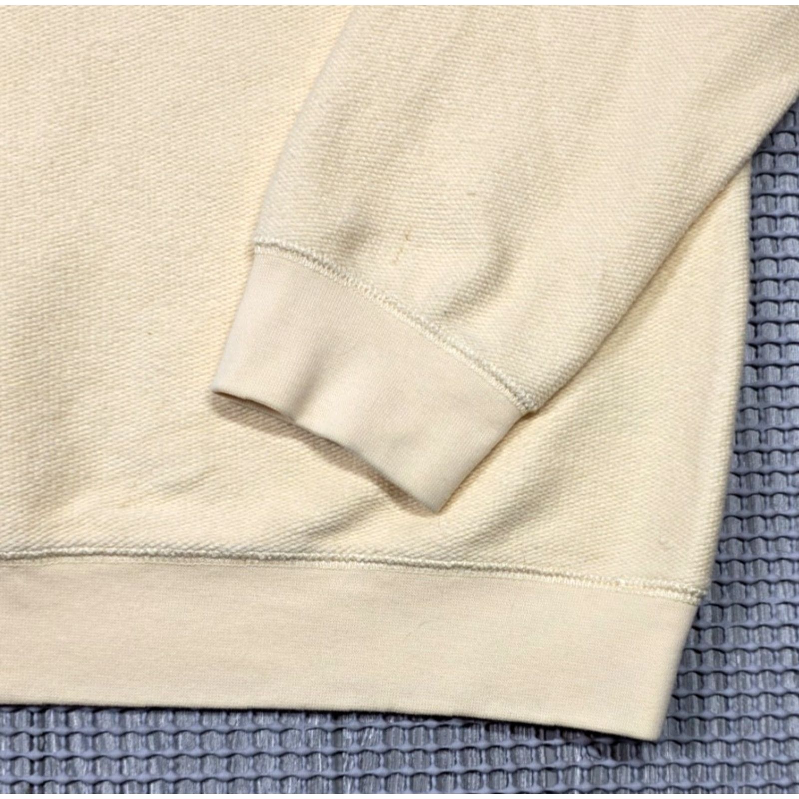 Lands' End Lands' End Mens Crewneck Sweatshirt M Tall Yellow Long Sleeve Knit Pullover Sweatshirt? Size US M / EU 48-50 / 2 - 4 Thumbnail