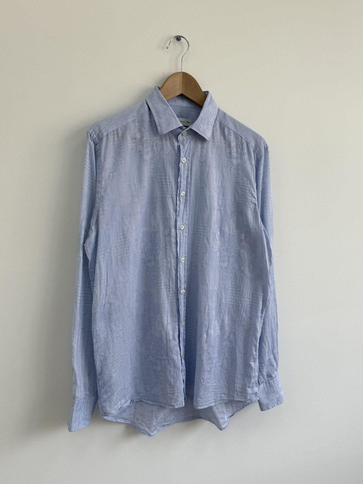 Etro Etro Floral Linen Button Up Shirt Size US L / EU 52-54 / 3 - 2 Thumbnail
