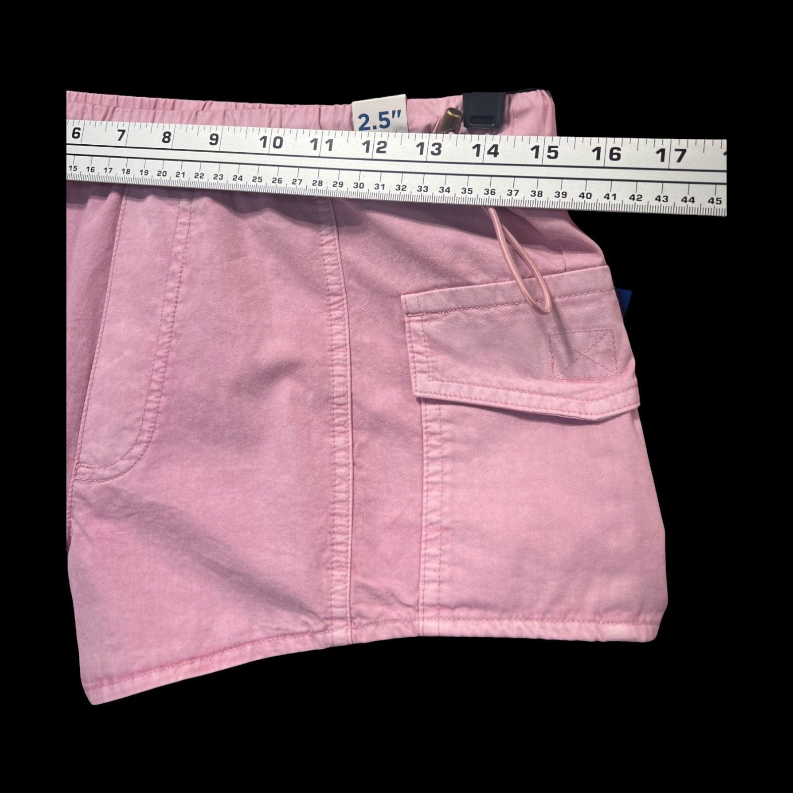 Arizona Jean Co. Arizona - Women's Low Rise Pull-On Short Juniors - Pink - Ex Size 30" / US 8 / IT 44 - 5 Thumbnail