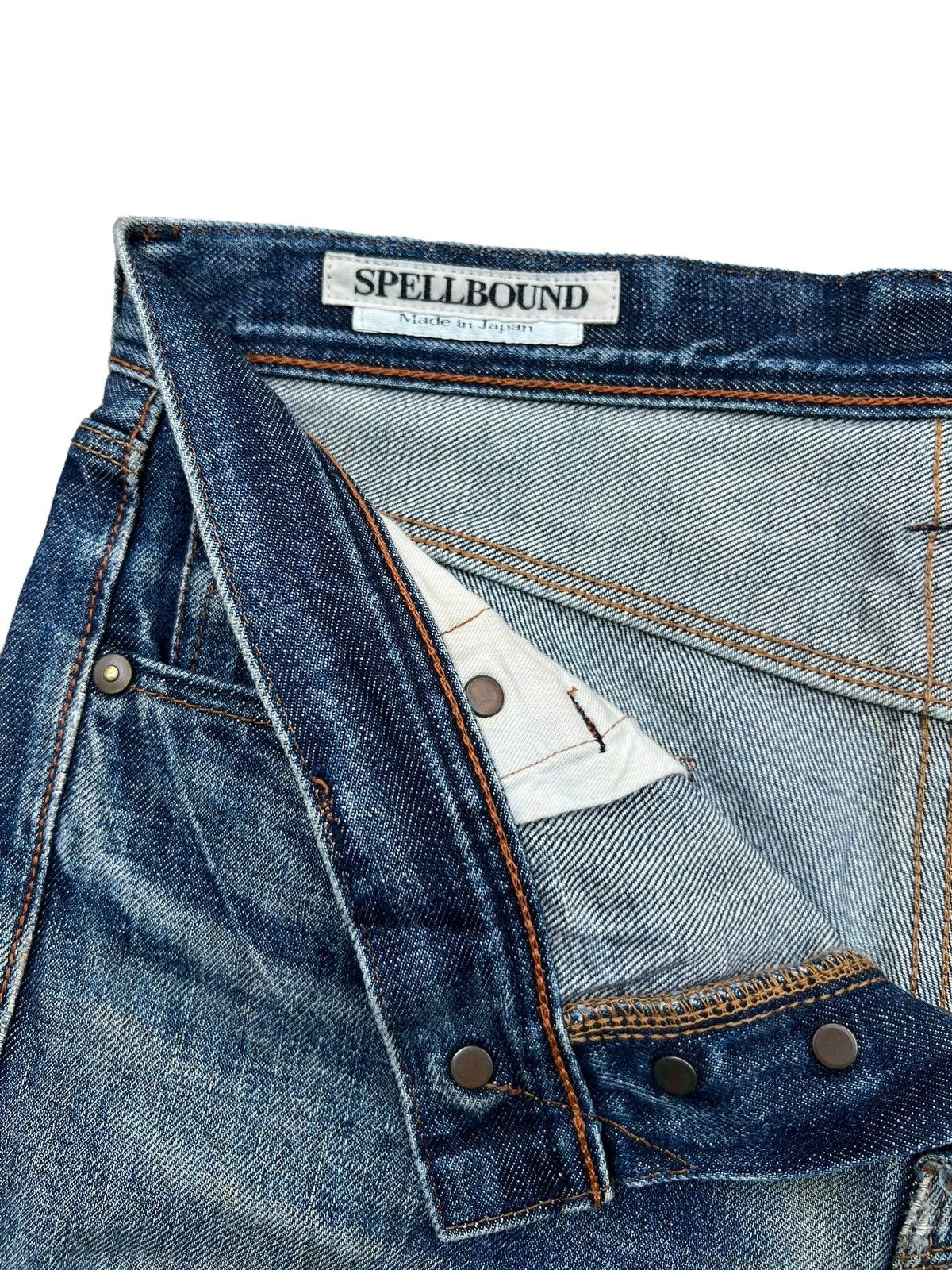 Eternal Eternal Spellbound Japan Straight Skinny Denim Jeans 32x30.5 Size US 32 / EU 48 - 9 Thumbnail