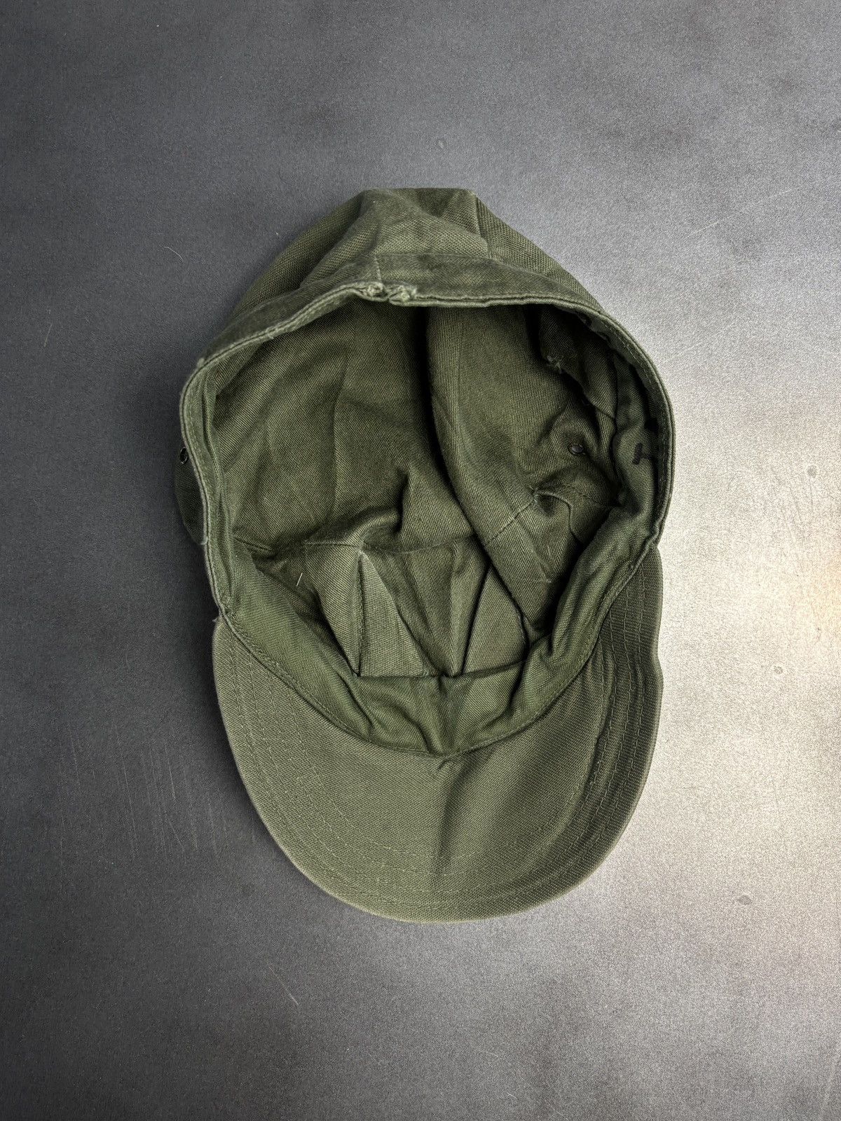 Vintage Vintage US Marine Corps Utility Hat Vietnam Drab Field EGA Size ONE SIZE - 7 Thumbnail