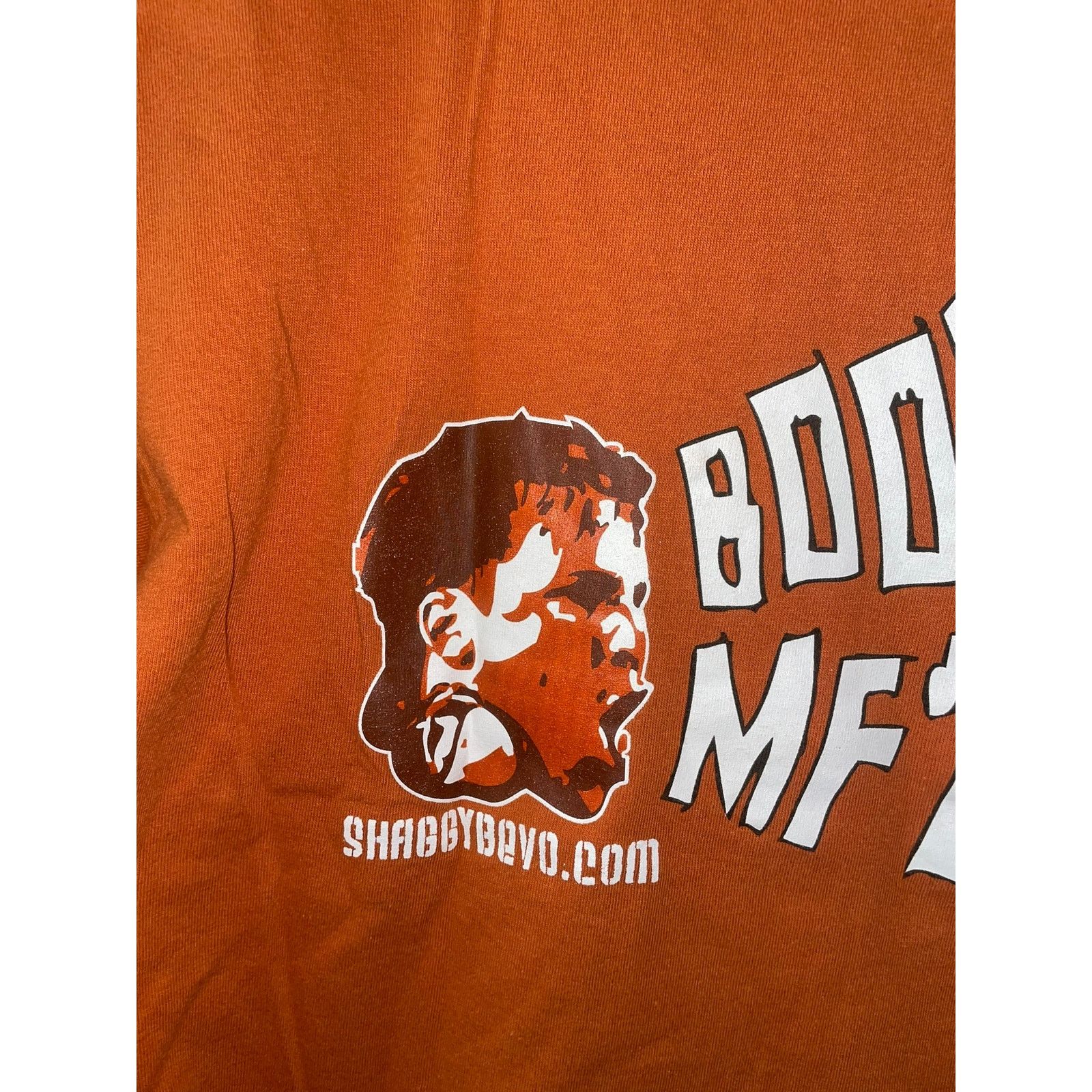 Gildan Shaggy Bevo Boom MF'er Shirt Orange Y2K 2000s M Tee Size US M / EU 48-50 / 2 - 5 Thumbnail