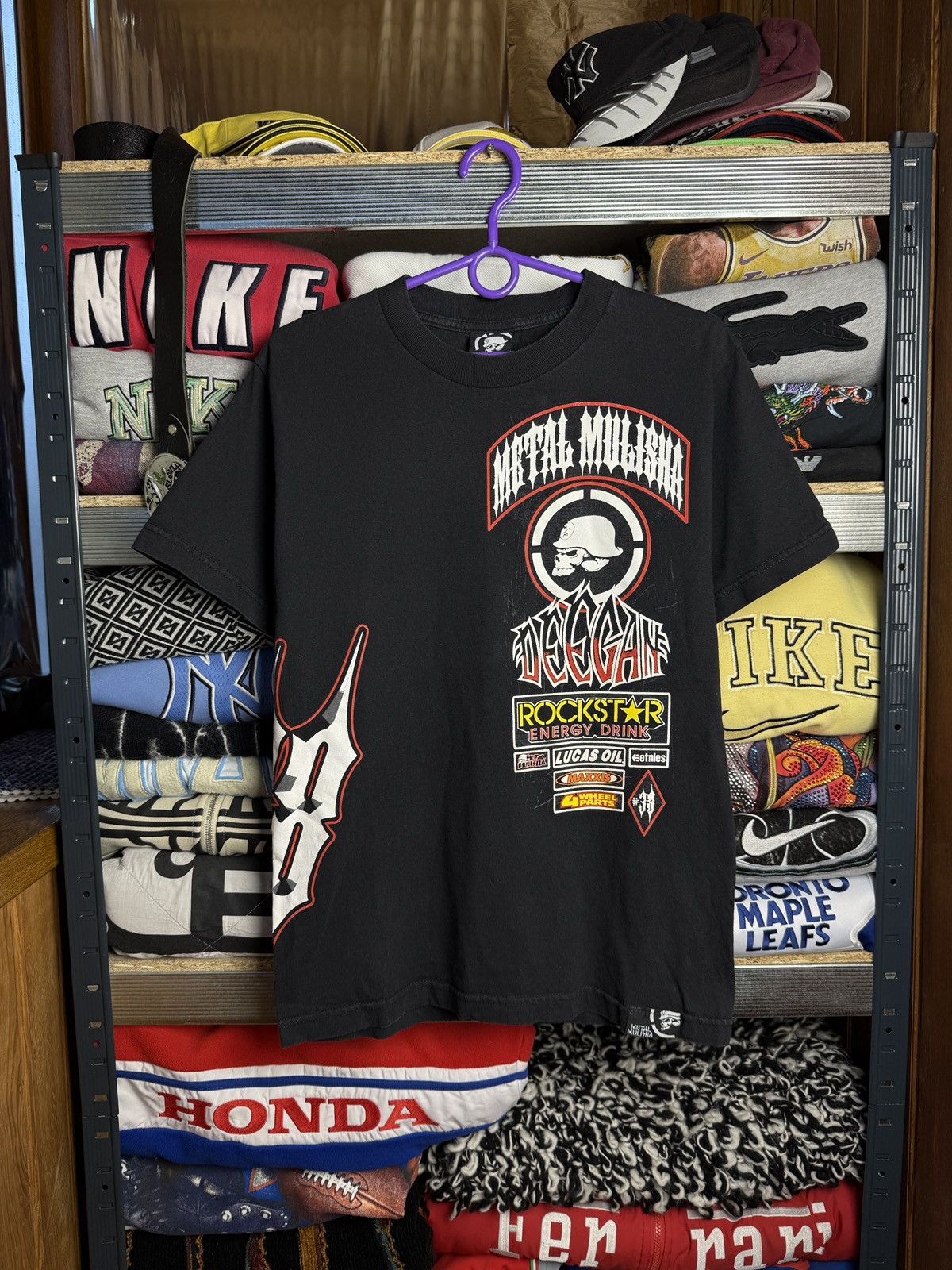 Etnies Vintage Y2K Metal Mulisha Rockstar Etnies Graphic Shirt Size US S / EU 44-46 / 1 - 2 Thumbnail