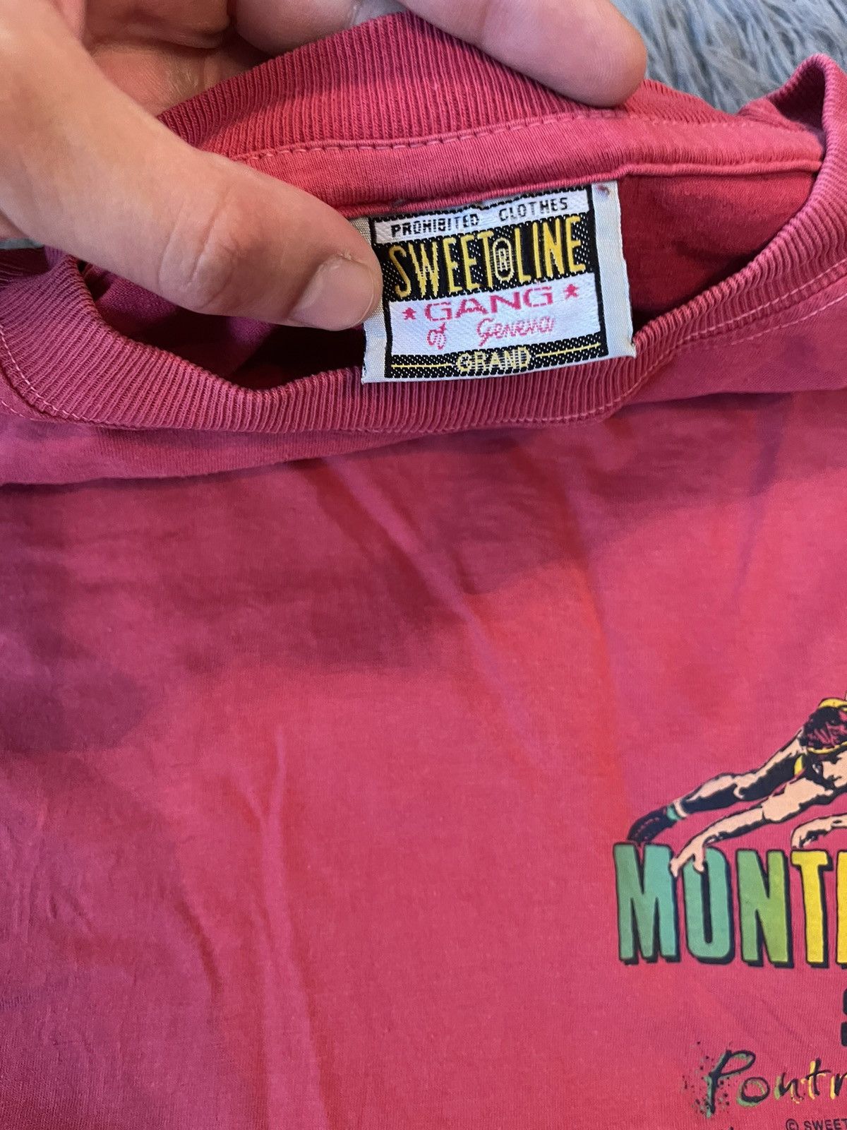 Vintage 🕷️ 🧗‍♀️ Sweet Line Gang 90s vintage climbing Montanara t-shirt Size US XL / EU 56 / 4 - 5 Thumbnail
