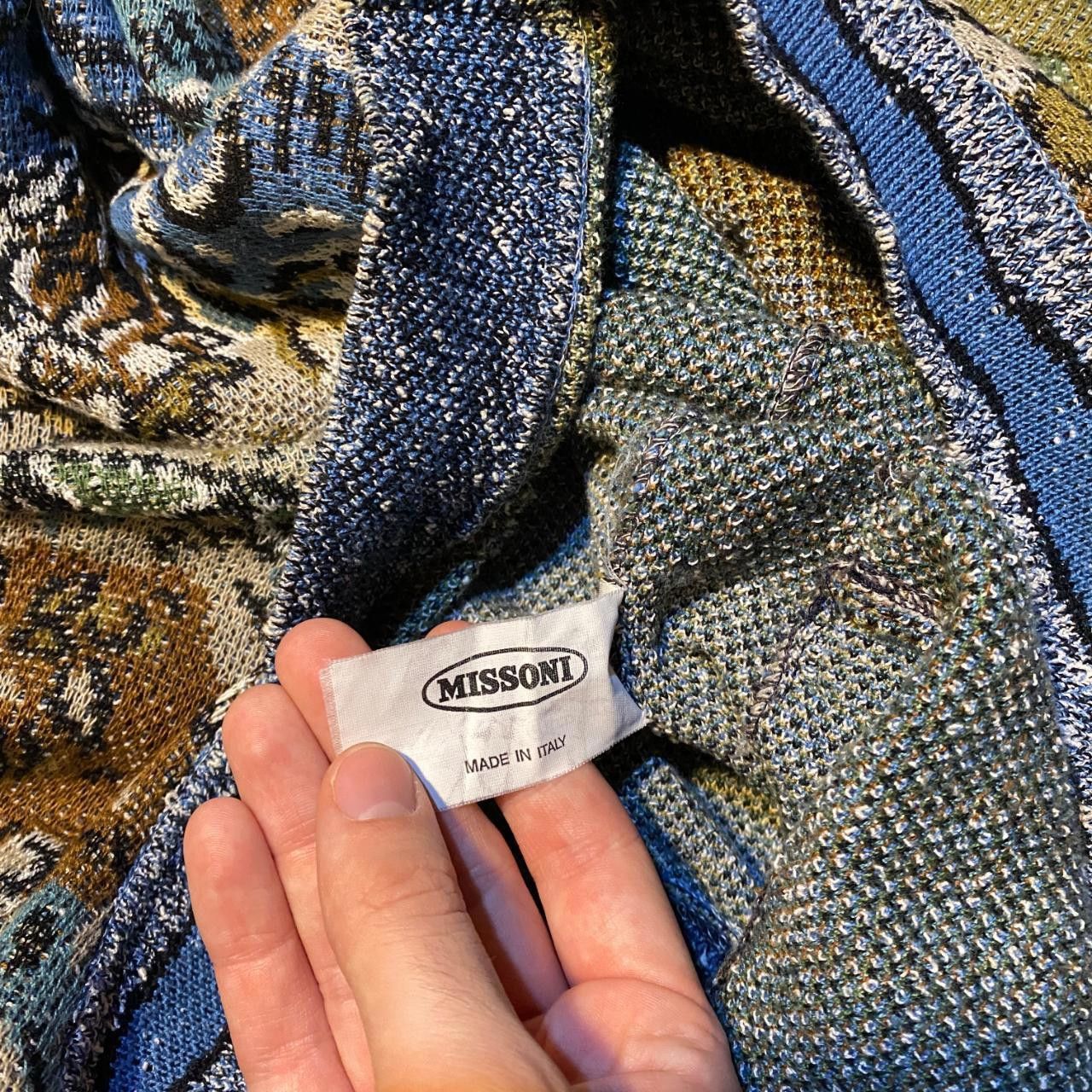 Missoni Made In Italy Missoni Womens Cardigan Map of Italy Size M / US 6-8 / IT 42-44 - 3 Thumbnail
