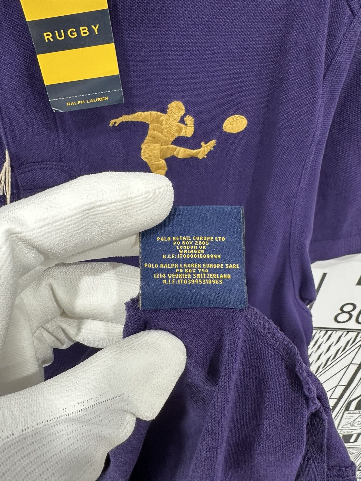 Polo Ralph Lauren Rugby Ralph Lauren Big Kicker Flanker Rugby Purple XL Size US XL / EU 56 / 4 - 11 Thumbnail