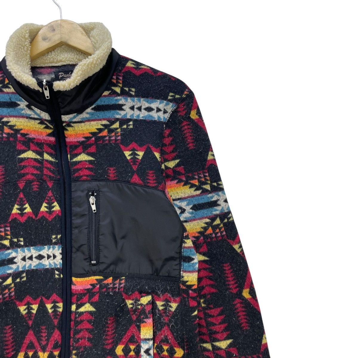 Japanese Brand × Native Vintage Japanese Brand Panhard Native Full Print Fleece Size M / US 6-8 / IT 42-44 - 4 Thumbnail