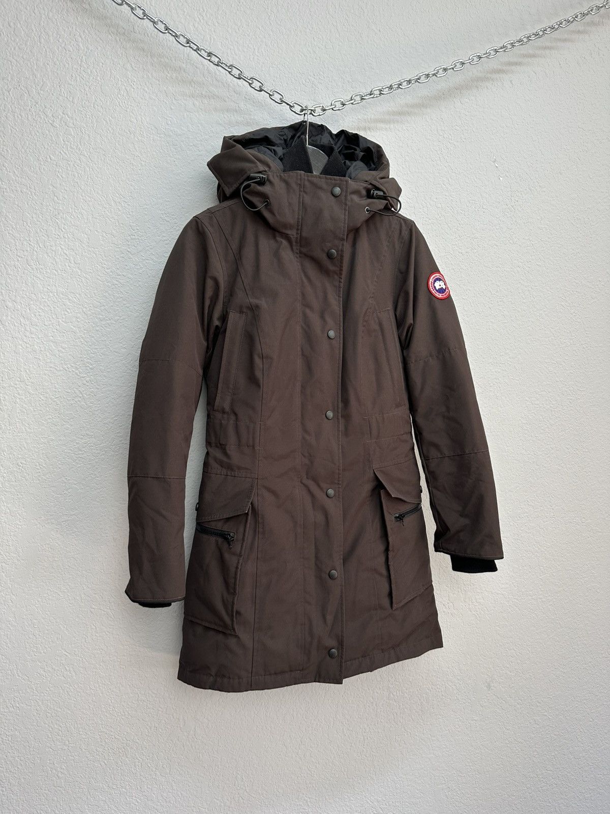 Canada Goose × Vintage Canada Goose Down Kinley Jacket Parka Brown Size XS / US 0-2 / IT 36-38 - 3 Thumbnail