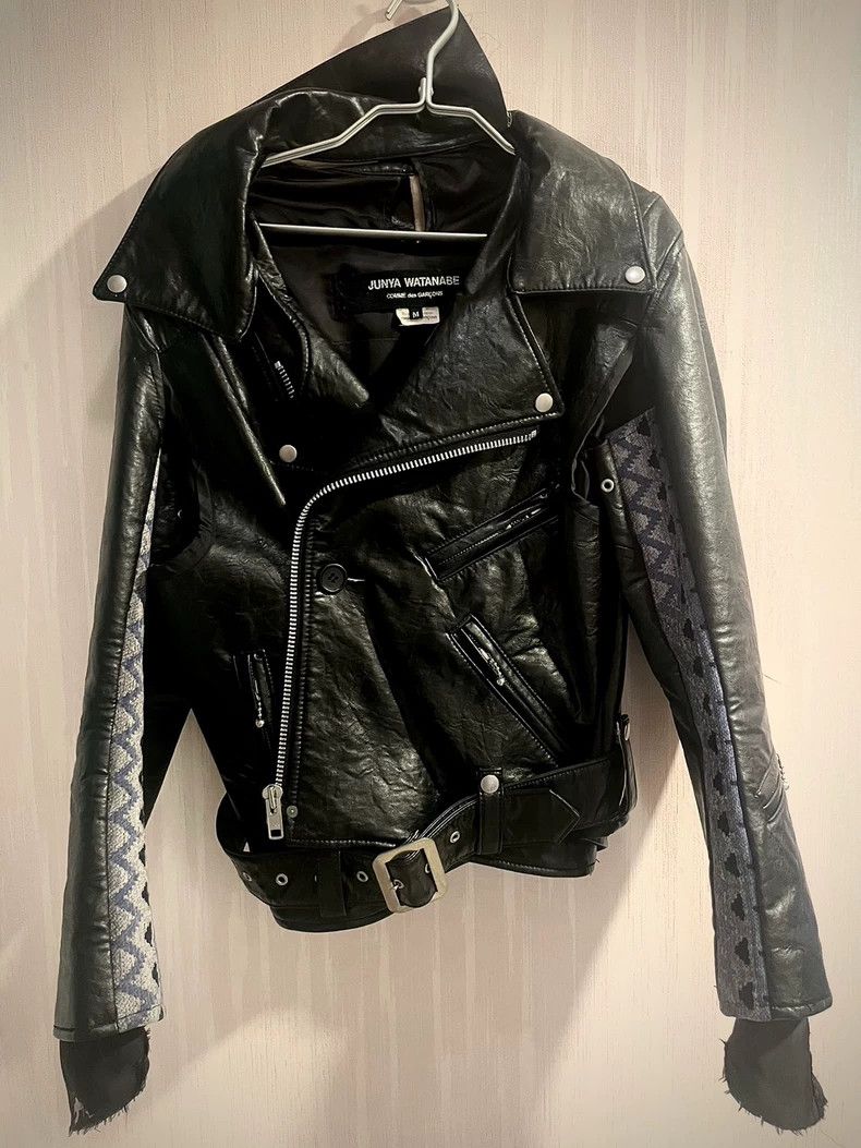 Junya Watanabe junya watanabe black leather biker jacket - dmc Size US M / EU 48-50 / 2 - 1 Thumbnail