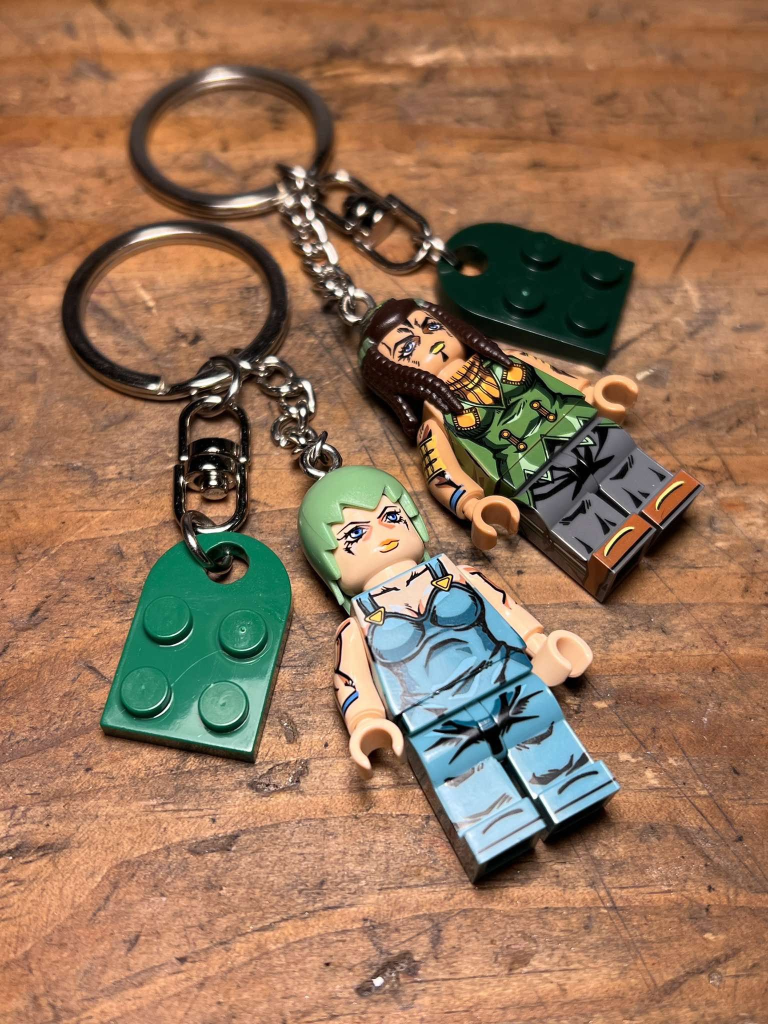Anime Jojo Pucci Emporio anime mini figurine keychain keyring Size ONE SIZE - 3 Thumbnail