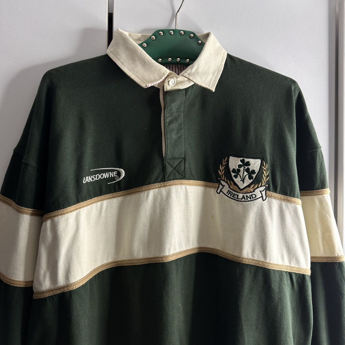 Other Ireland Three Shamrock Rugby the Heritage Polo by Lansdowne Size US XL / EU 56 / 4 - 2 Thumbnail