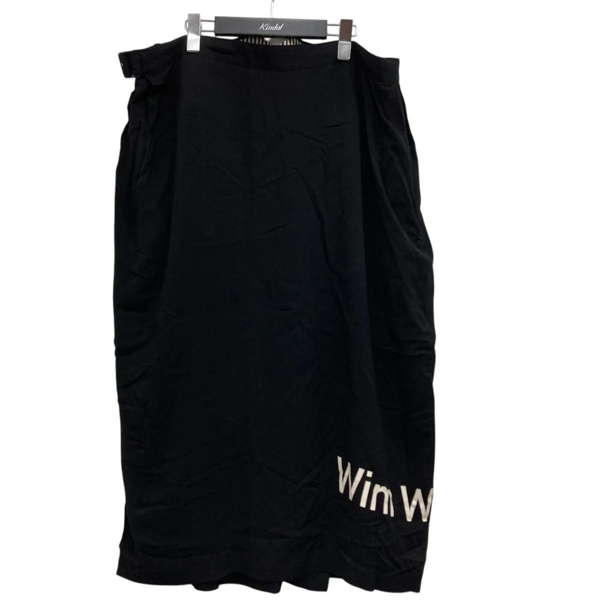 Yohji Yamamoto Yohji Yamamoto pour homme 24AW Rayon Cupra/Wrap Skirt Size US 39 - 1 Thumbnail