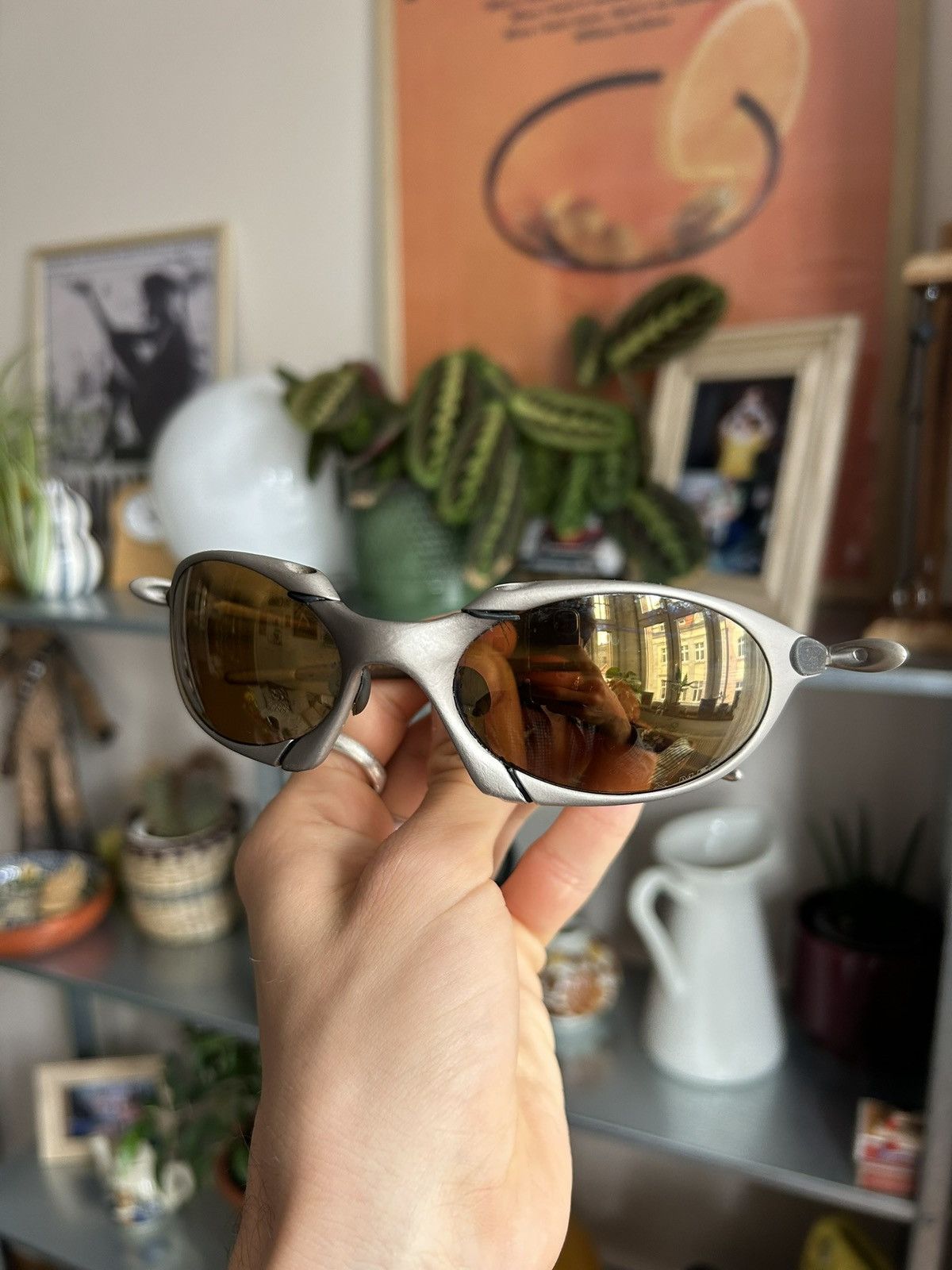 Oakley Vintage Oakley Romeo X Metal 90s Ultra Rare Archive Designer Size ONE SIZE - 22 Thumbnail