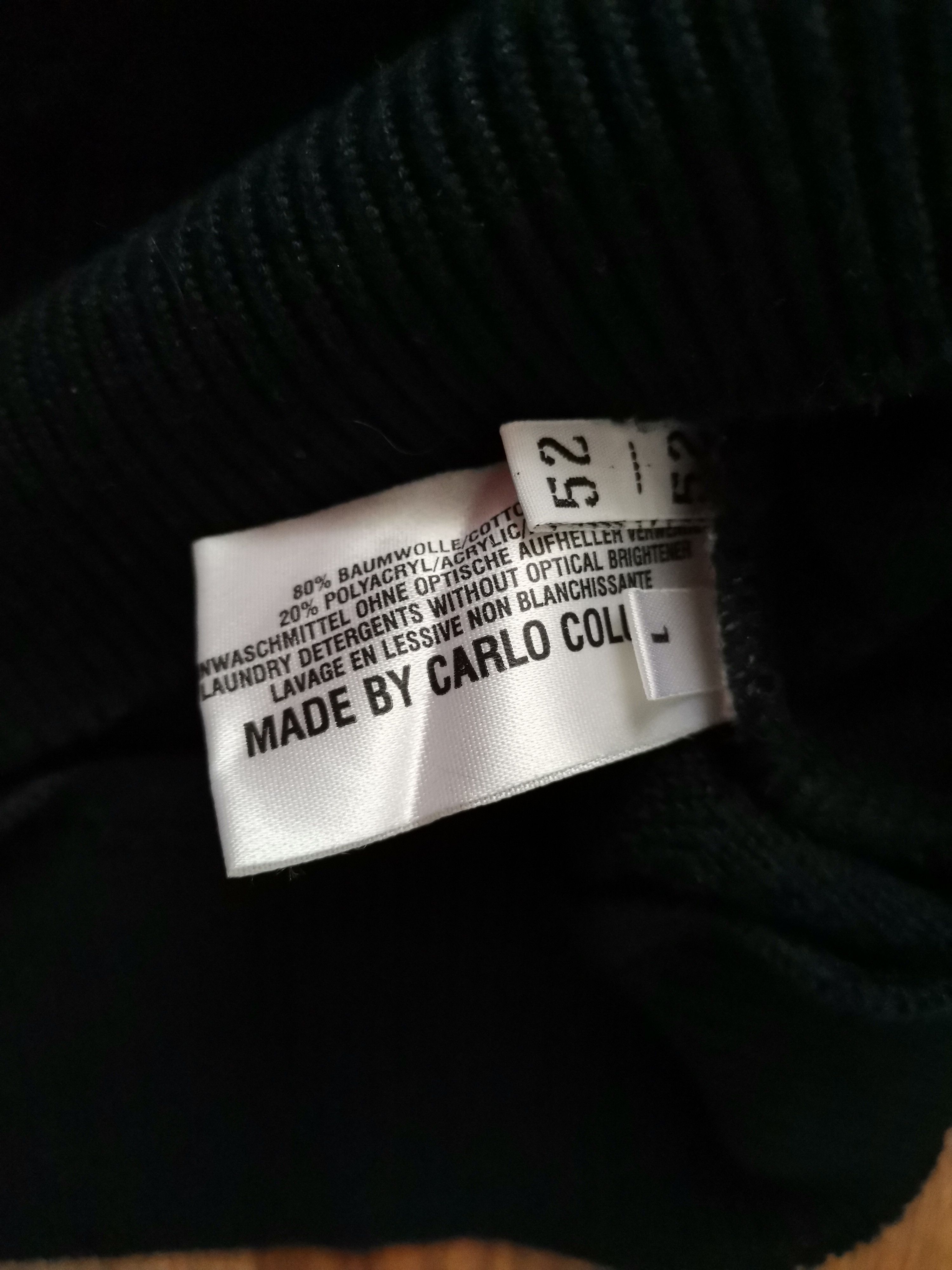 Carlo Colucci Carlo Colucci Quarter Zip Sweater Size US L / EU 52-54 / 3 - 4 Thumbnail