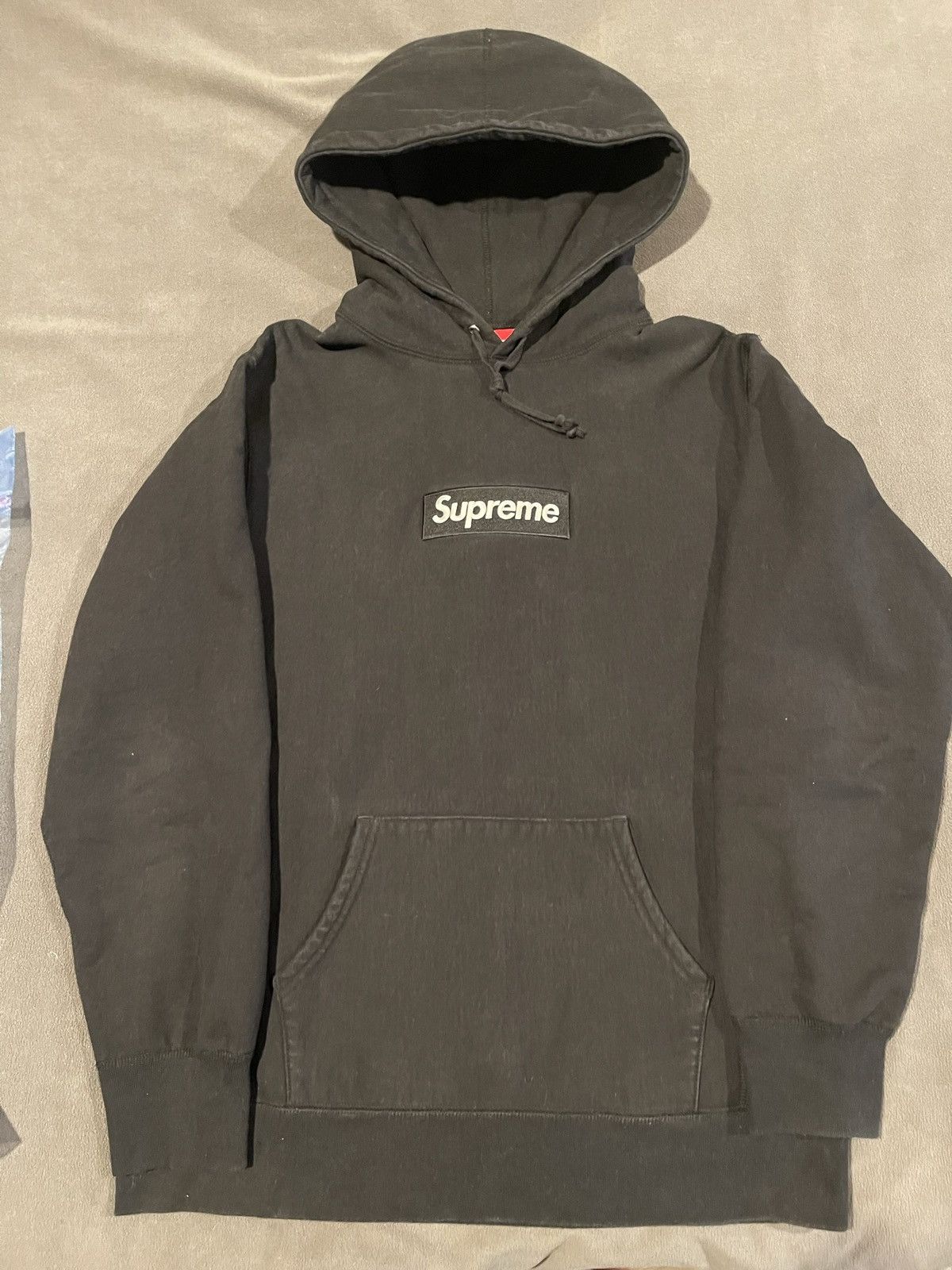 Supreme Supreme Black On Black Box Logo Hoodie 2016 Bogo hoodie Size US XL / EU 56 / 4 - 4 Thumbnail