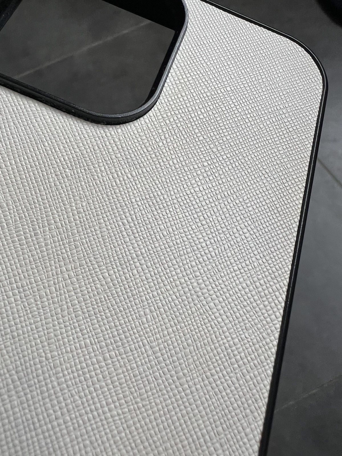Prada Prada Saffiano logo IPhone 13 pro max case Size ONE SIZE - 5 Thumbnail